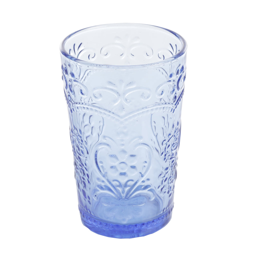 Amelia Pink 15.22-Ounce Glass Tumblers, Set of 4