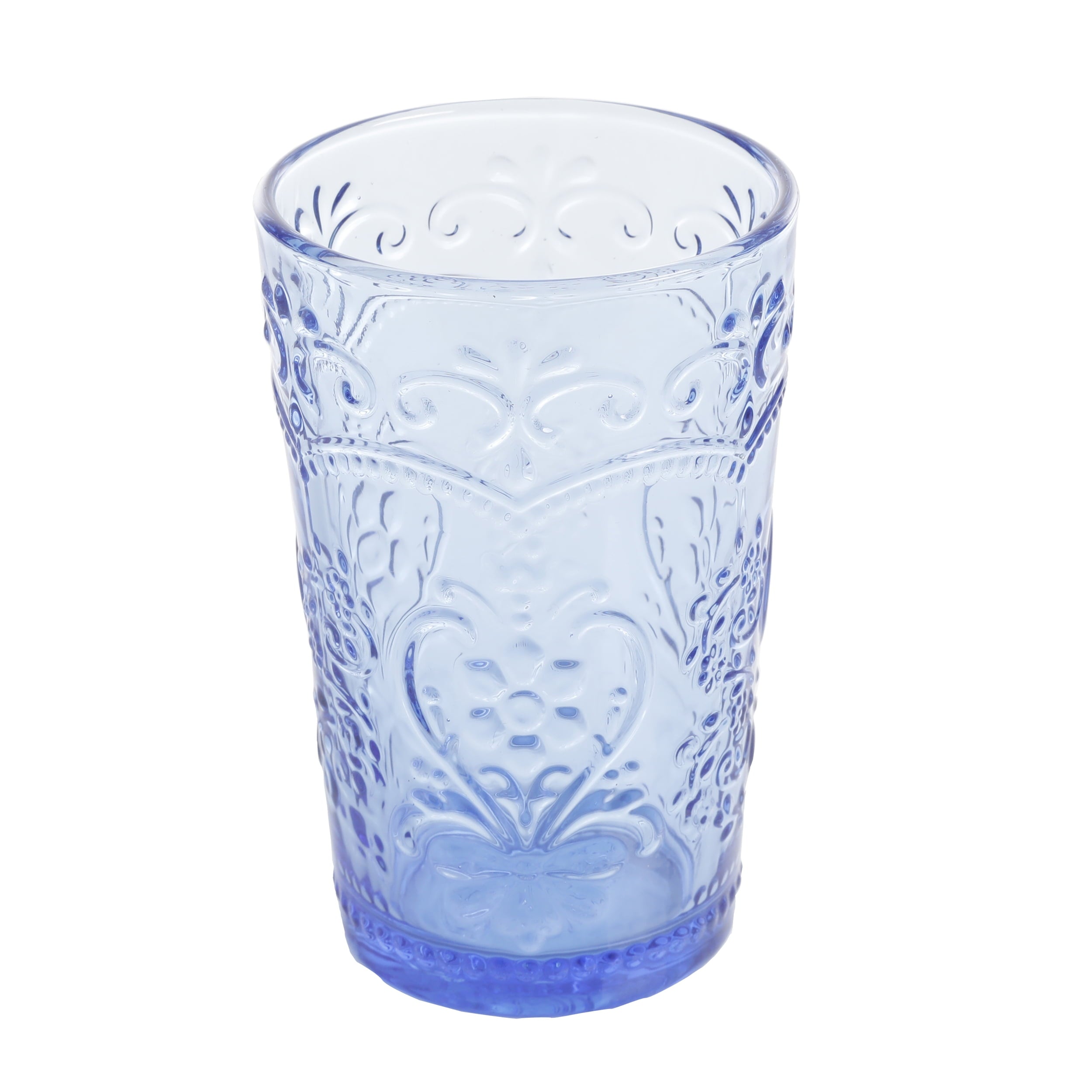 Amelia Pink 15.22-Ounce Glass Tumblers, Set of 4