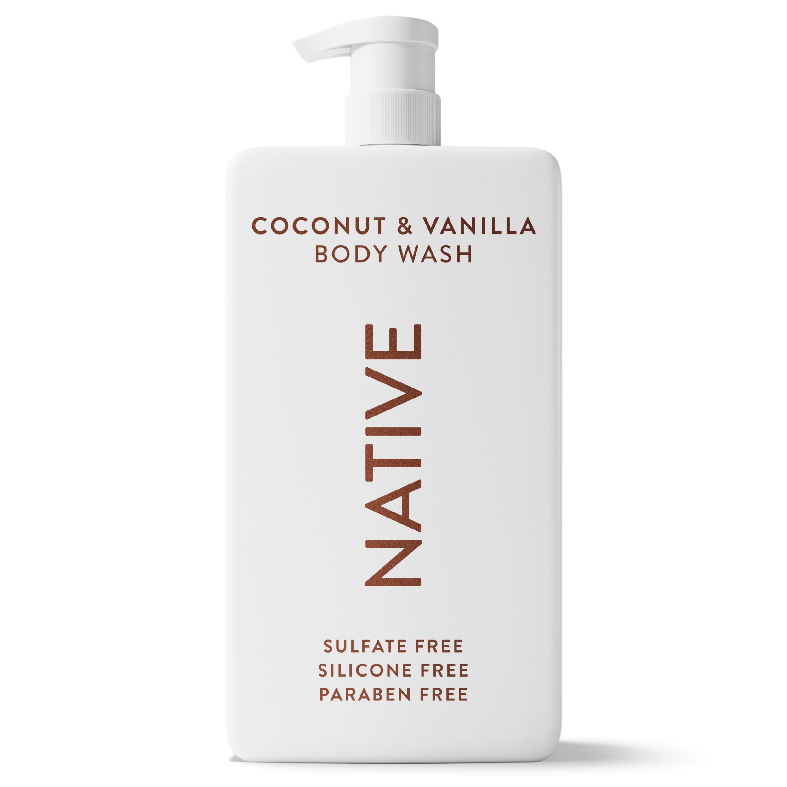 Body Wash, Coconut &amp; Vanilla, Sulfate Free, Naturally Derived Ingredients, 24hr Freshness, for Women &amp; Men, 36 fl oz