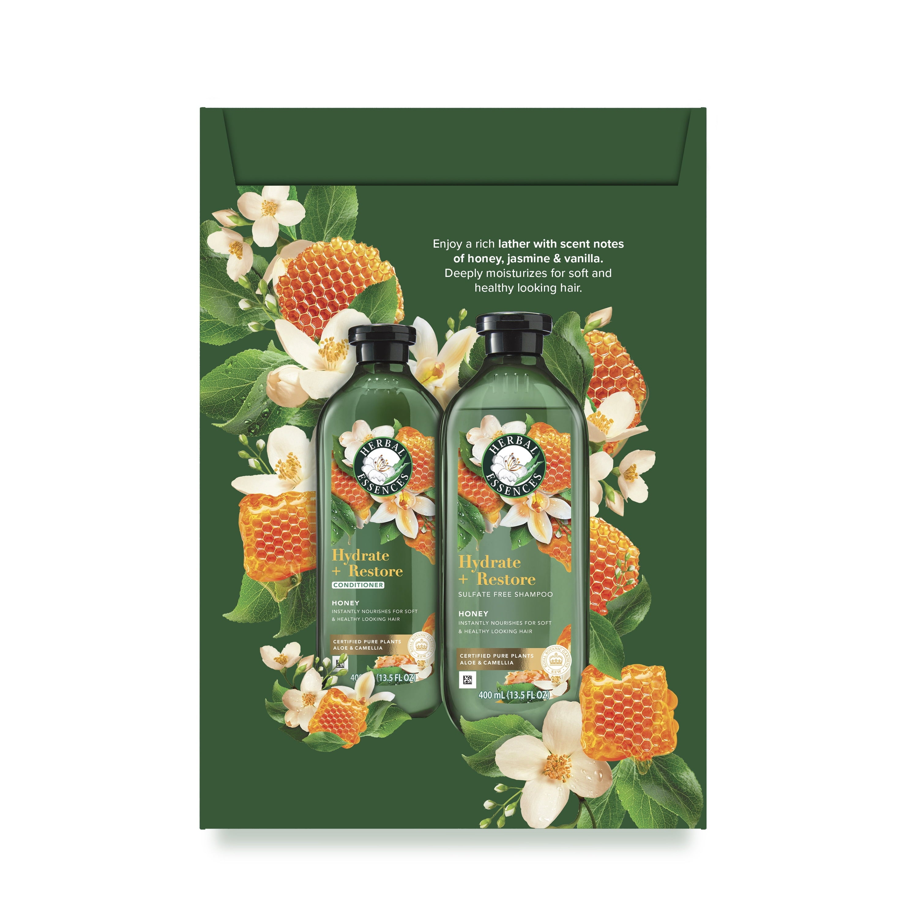 Honey Shampoo &amp; Conditioner Dual Pack for Nourished &amp; Healthy Hair, 13.5 fl. oz. Each