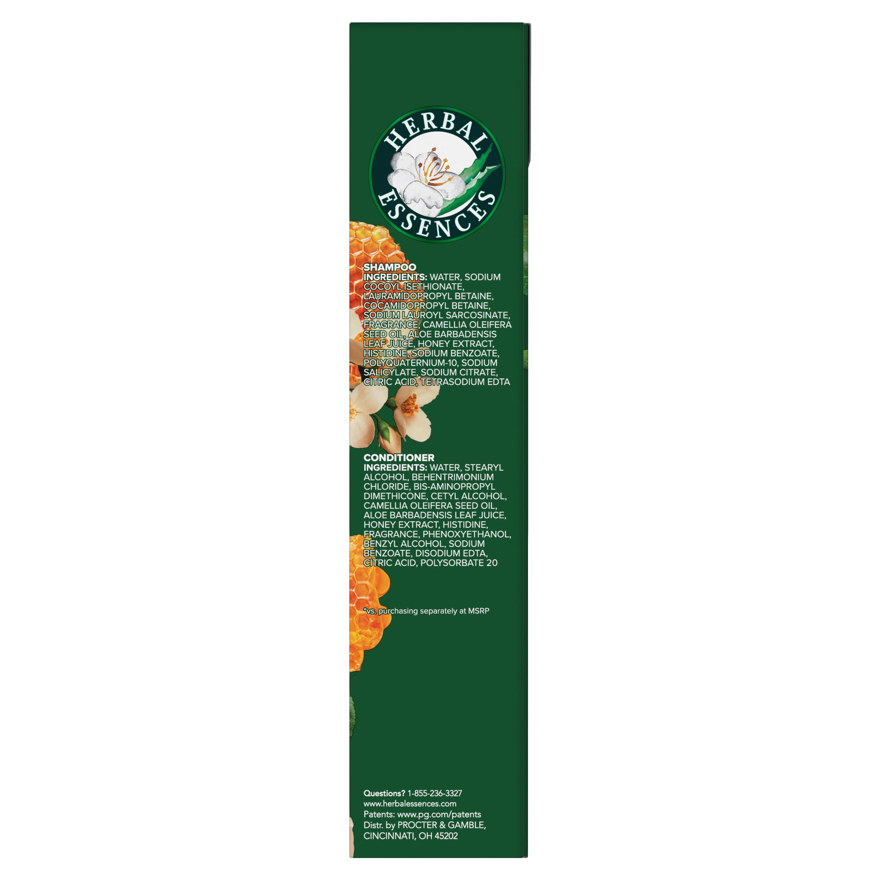 Honey Shampoo &amp; Conditioner Dual Pack for Nourished &amp; Healthy Hair, 13.5 fl. oz. Each