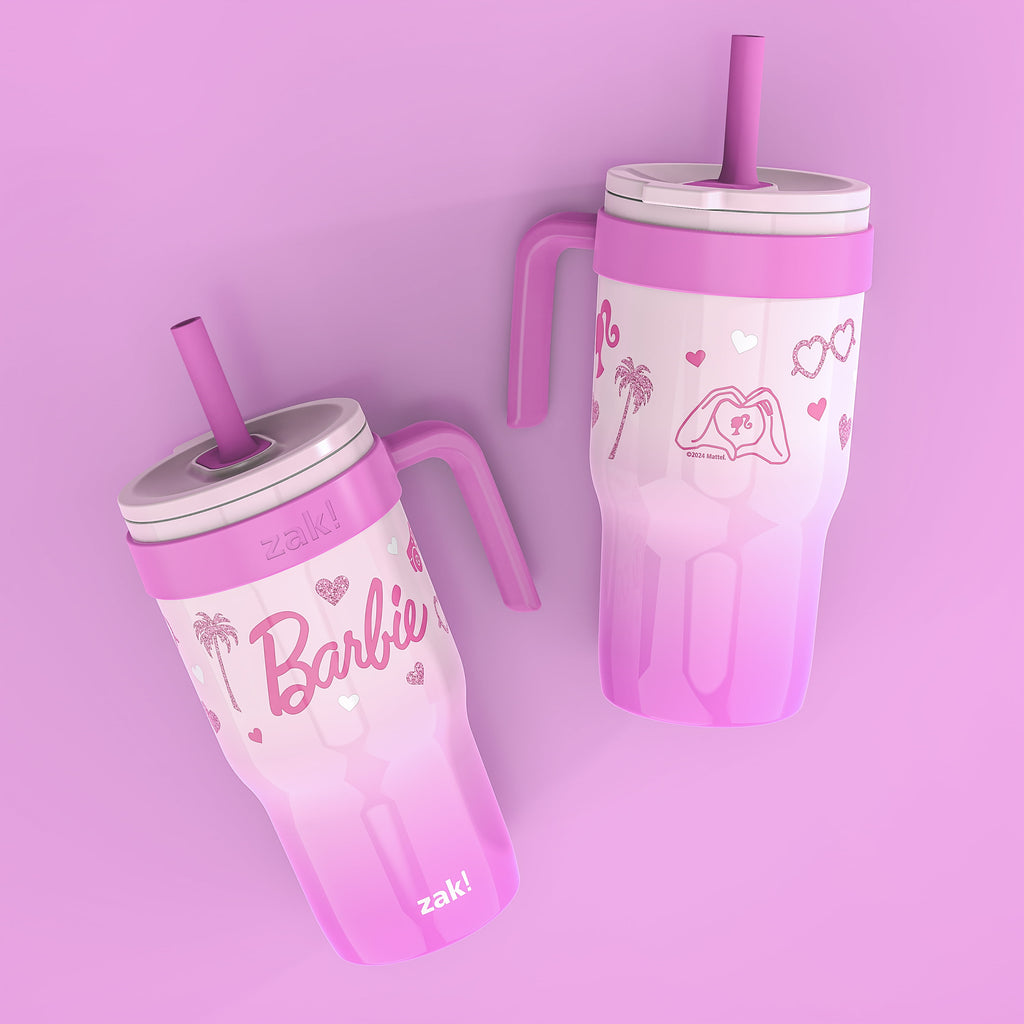 18oz Stitch Kids Straw Handle Tumbler