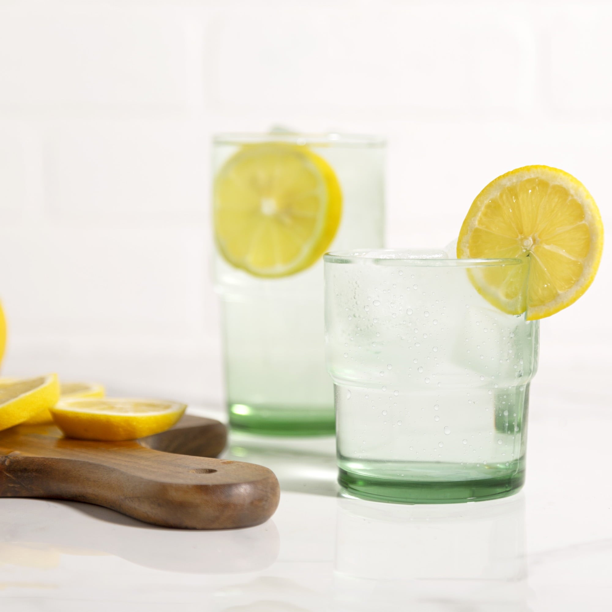 Better Homes &amp; Gardens Recycled Green Glassware, Glass, 4 Pack, 10 oz