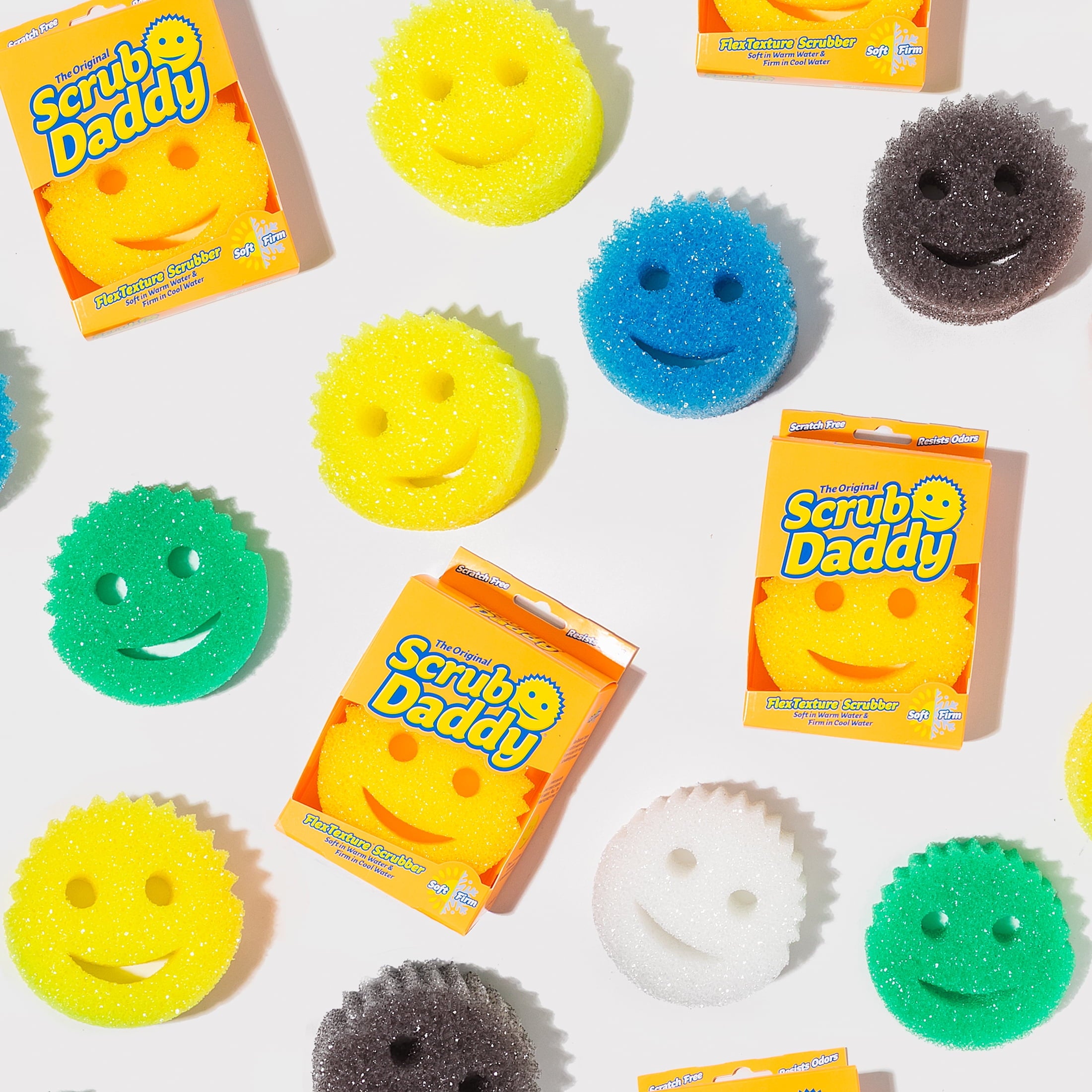 Colors Non-Scratch Cleaning Sponges, 3 Count