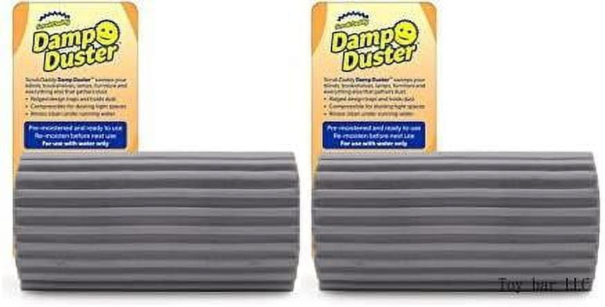 Magical Dust Cleaning Sponge, Duster For Cleaning Venetian &amp; Wooden Blinds, Vents, Radiators, Skirting Boards, Mirrors And Cobwebs, Traps Duster, Pack Of 2