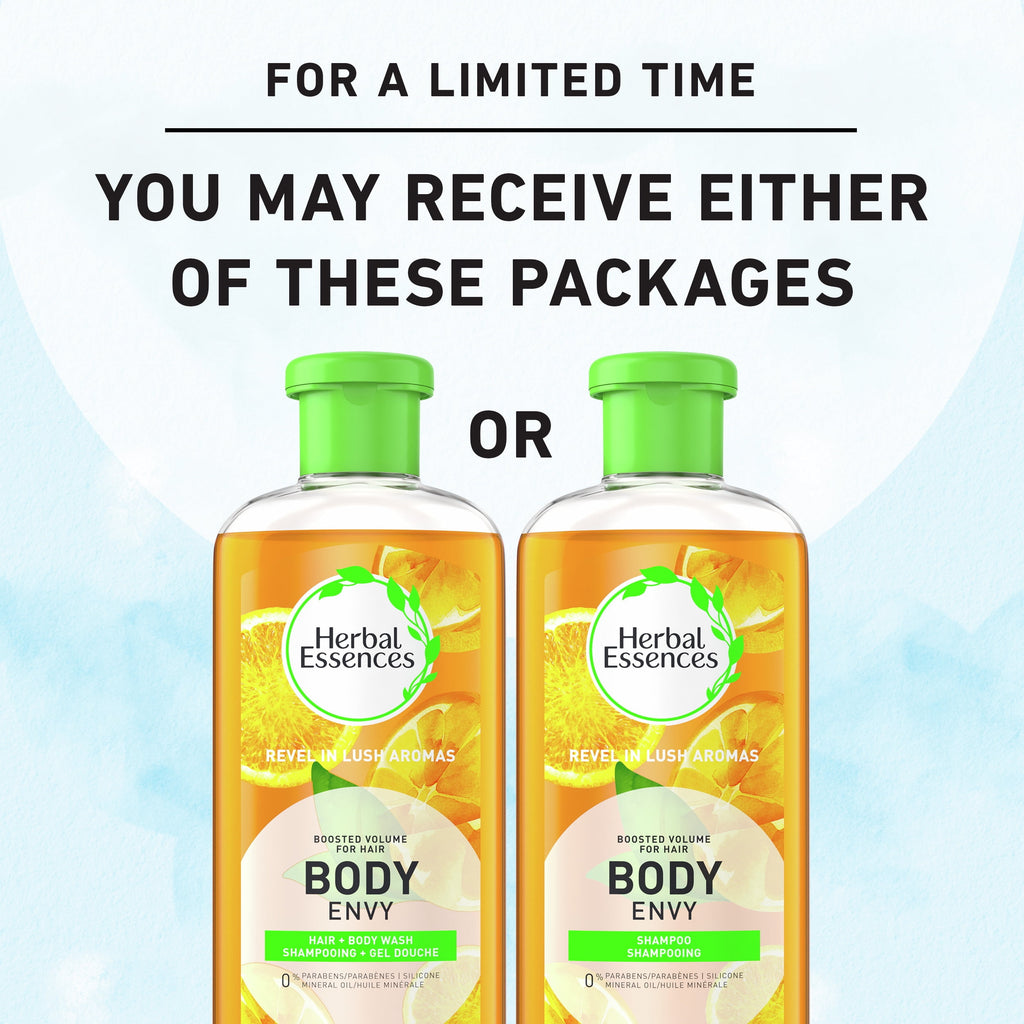 Body Envy Shampoo &amp; Body Wash, Volume Shampoo, 11.7 fl oz