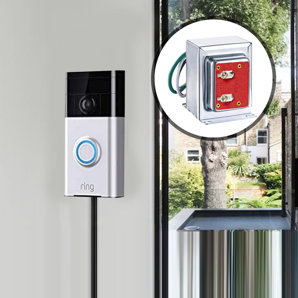 Compatible with Video Doorbell Pro,Nest, Eufy, Wyze, Arlo,Blink Wireless Video doorbell, 16v 30va Hardwired Door Chime Transformer