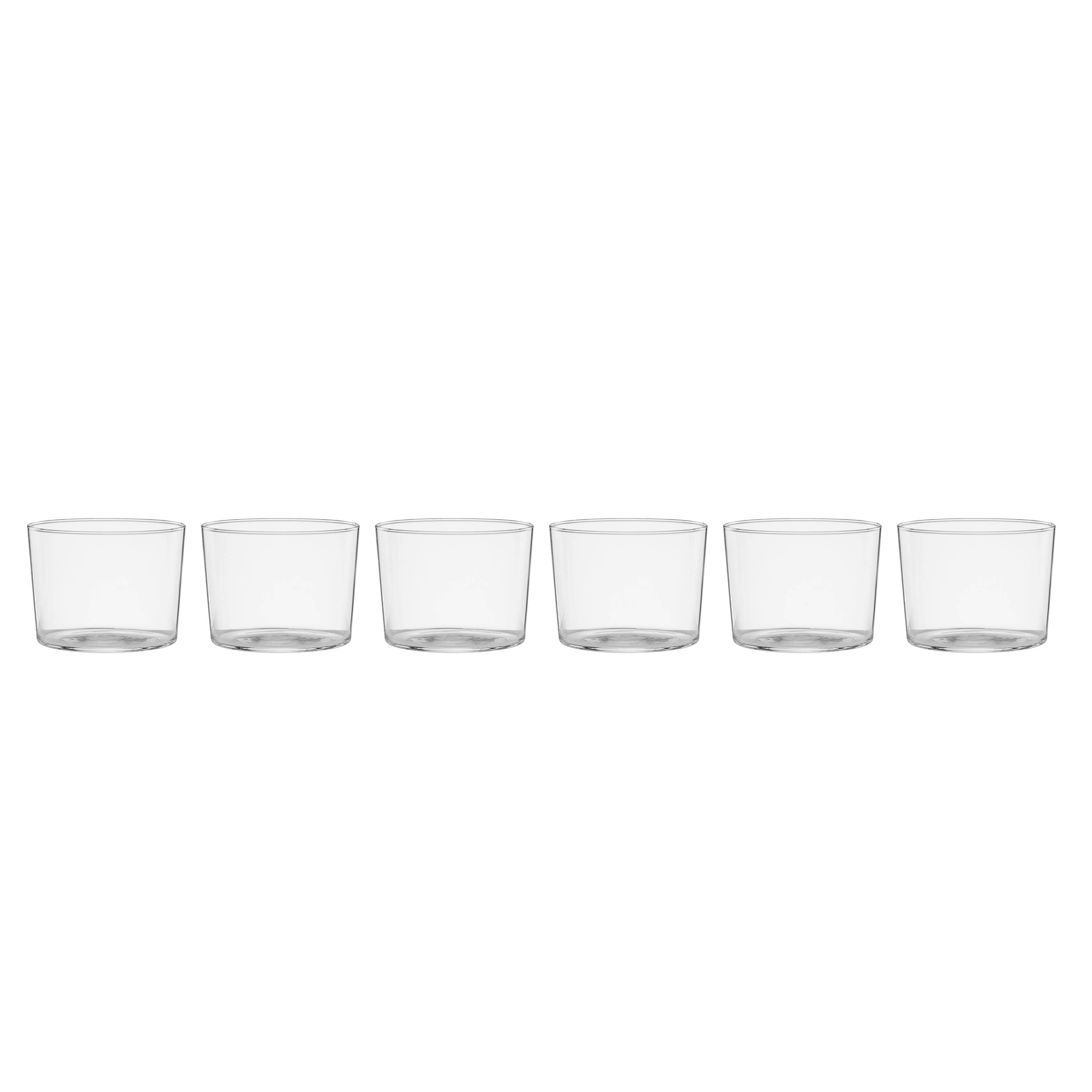 Entertain 365 12-Piece Clear Glass Stackables Drinkware Set