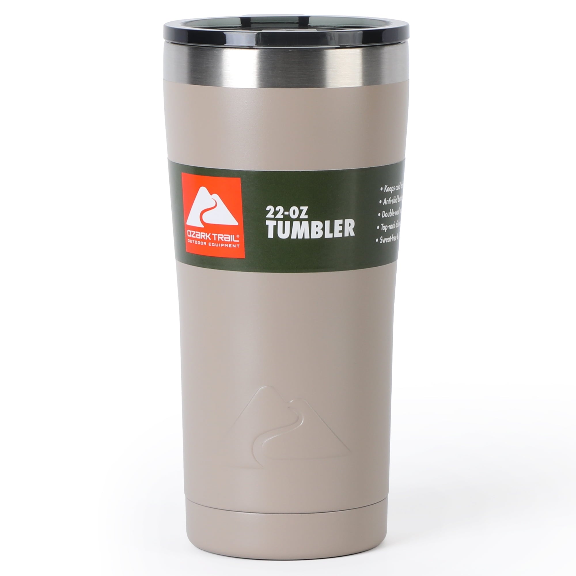 Ozark Trail 22 oz Stainless Steel Insulated Tumbler, Black