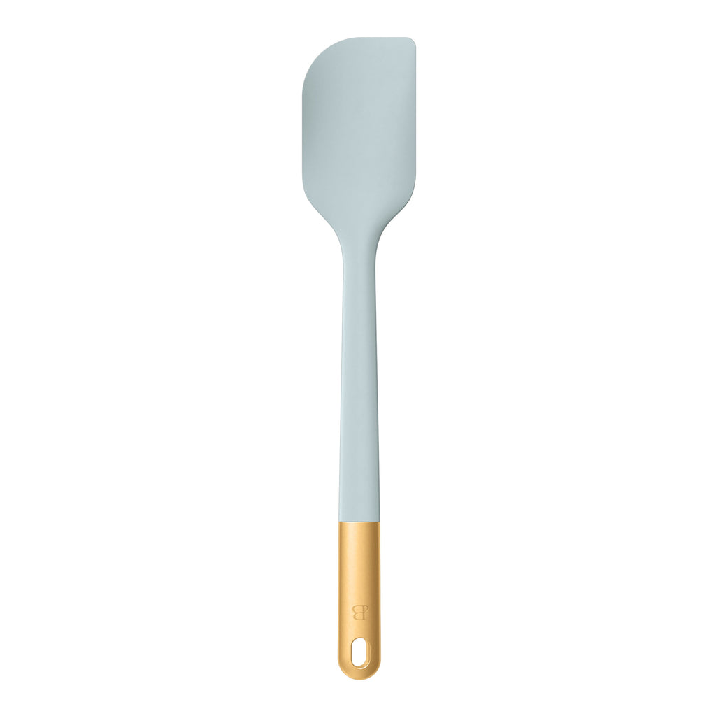 6-Piece Silicone Tool Set with Ceramic Crock, Porcini Taupe by Drew Barrymore