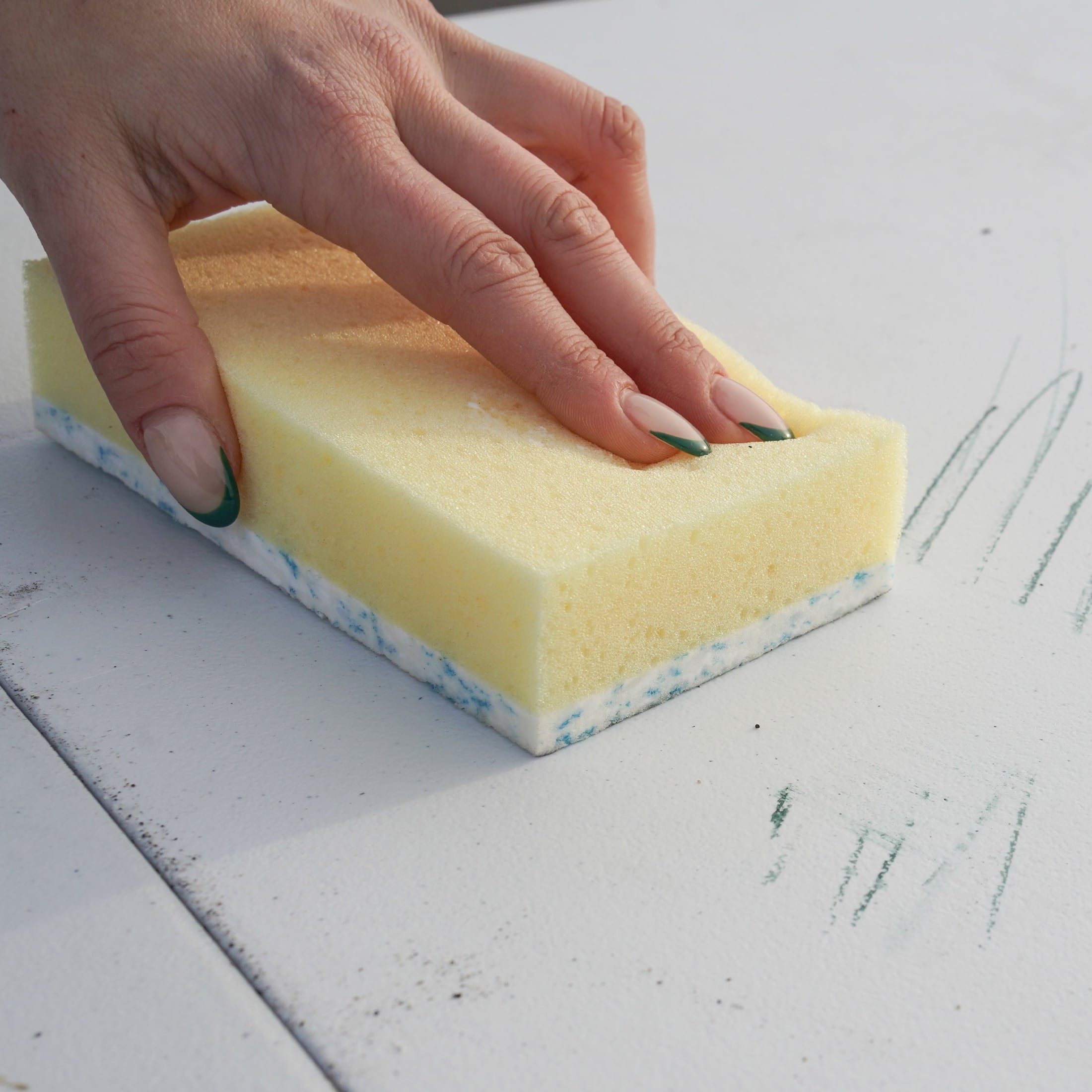 Professional XL Dual-Sided Eraser + Sponge Heavy Duty Eraser Pad