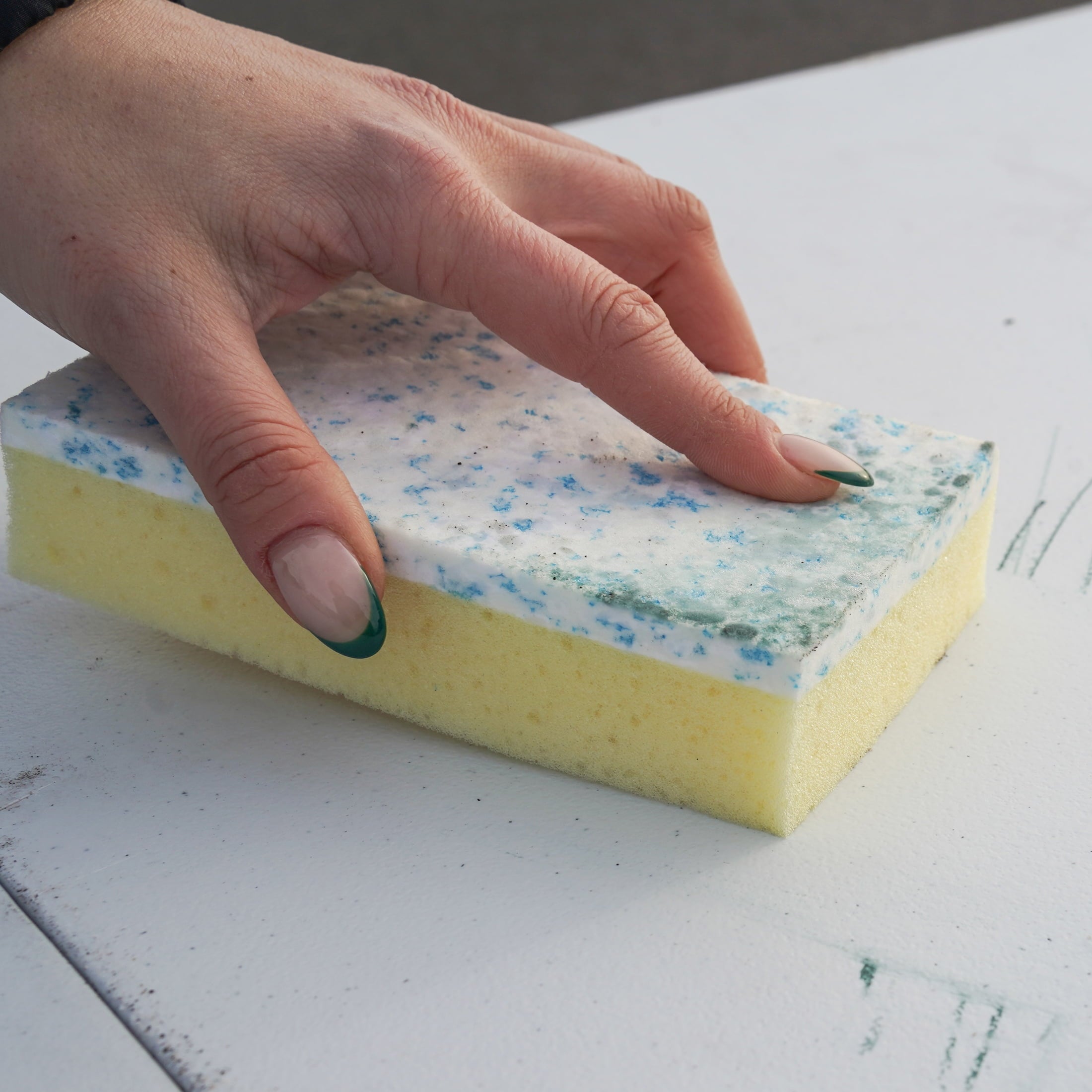 Professional XL Dual-Sided Eraser + Sponge Heavy Duty Eraser Pad