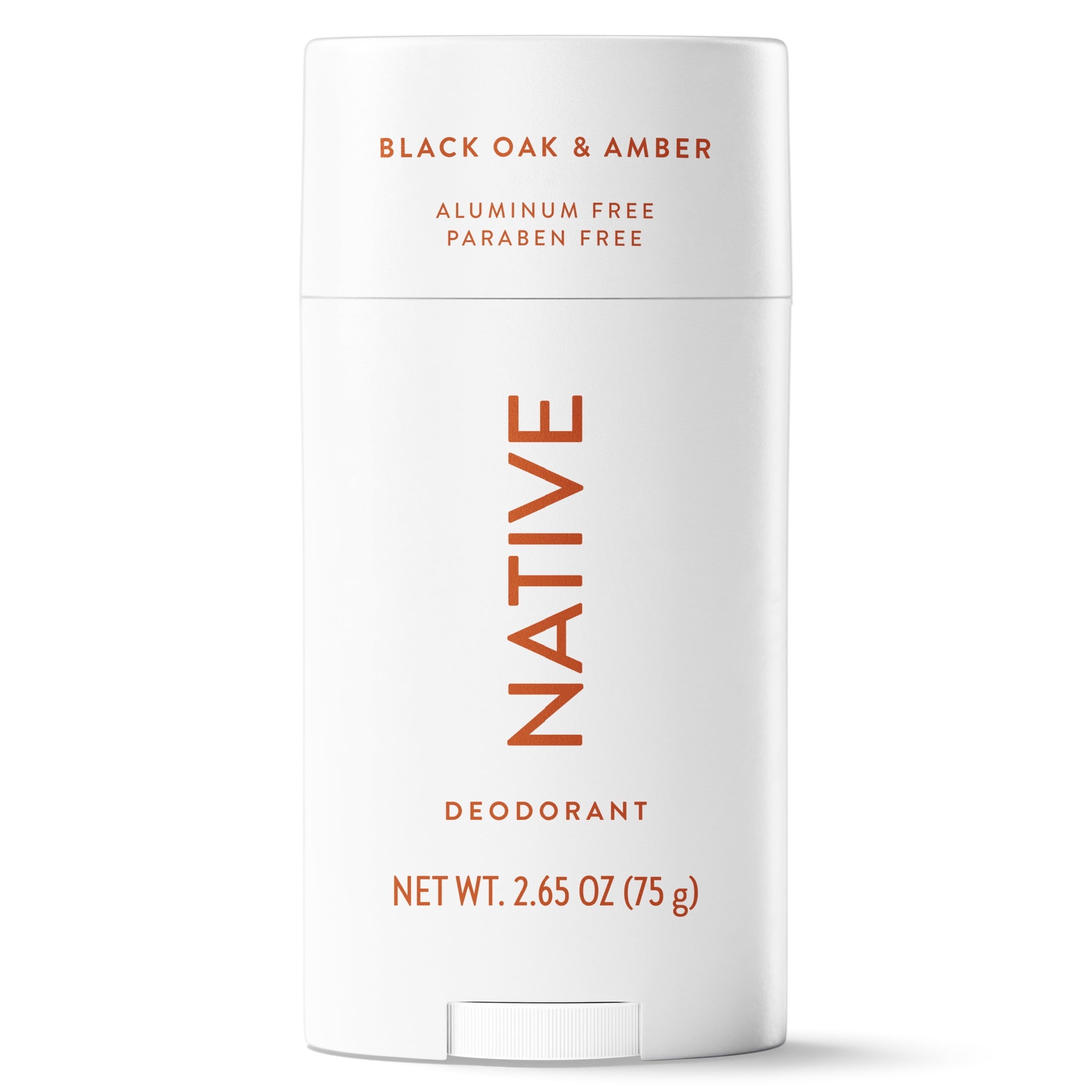 Deodorant, Aluminum Free, Black Oak &amp; Amber, for Women and Men, 2.65 oz