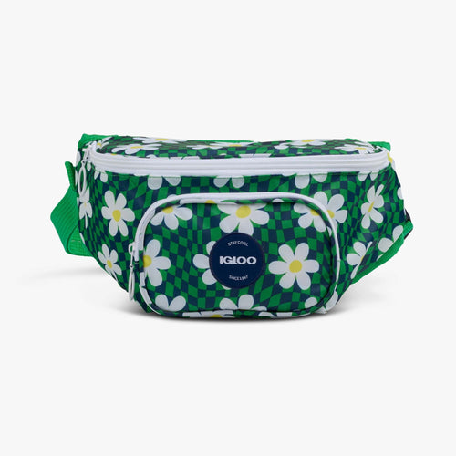 3 Can Capacity Retro Fanny Pack Cooler Bag, Lilac Purple