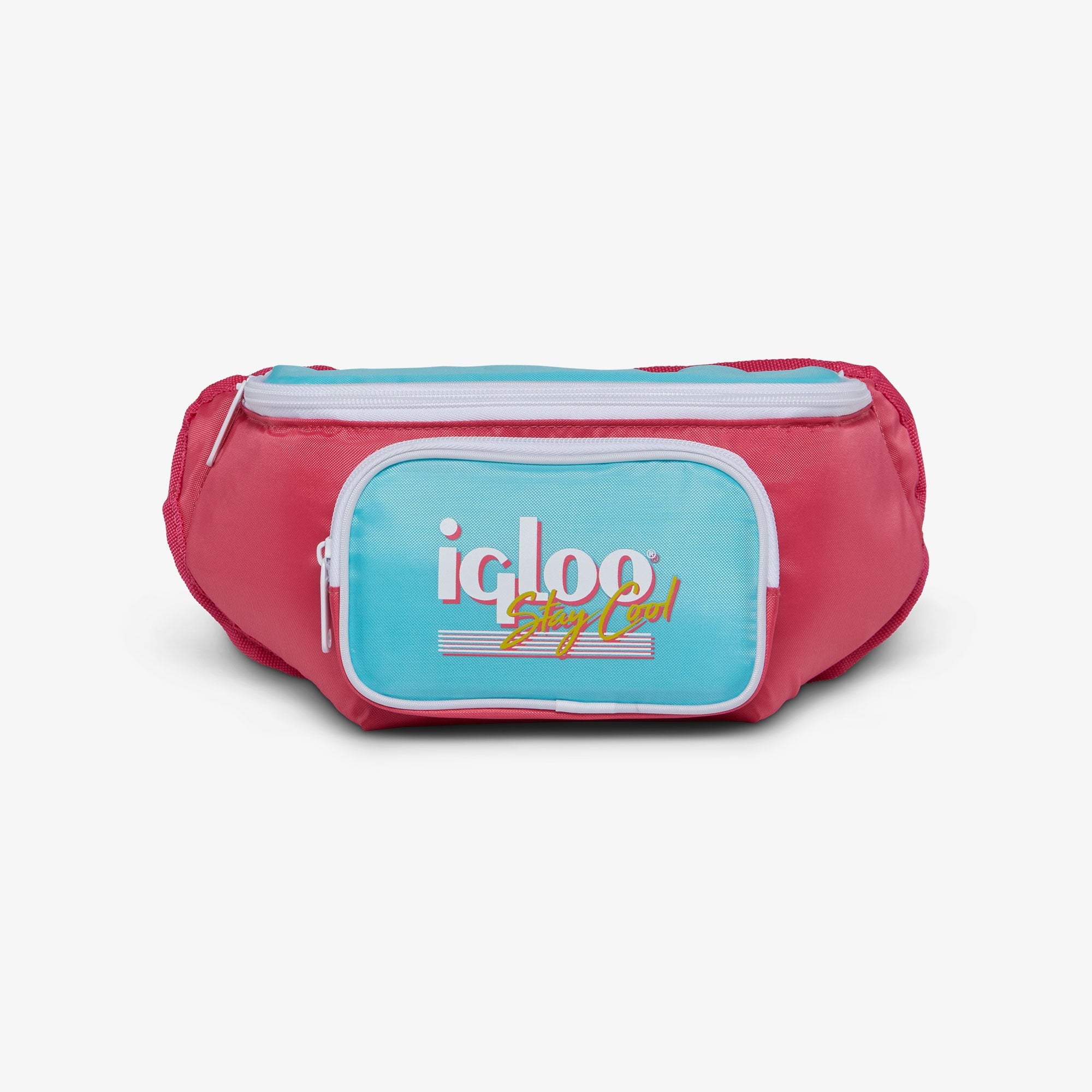 3 Can Capacity Retro Fanny Pack Cooler Bag, Lilac Purple