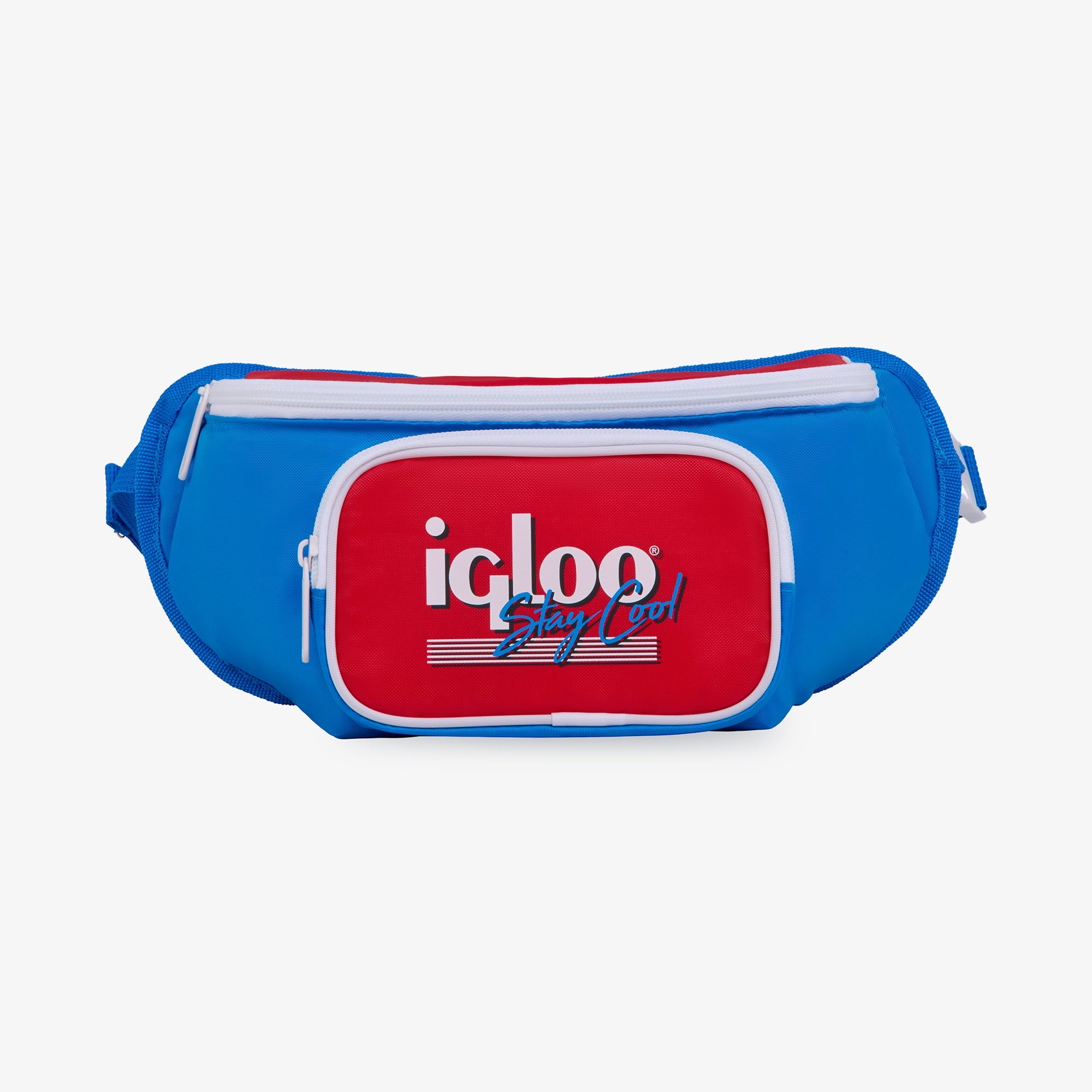 3 Can Capacity Retro Fanny Pack Cooler Bag, Lilac Purple