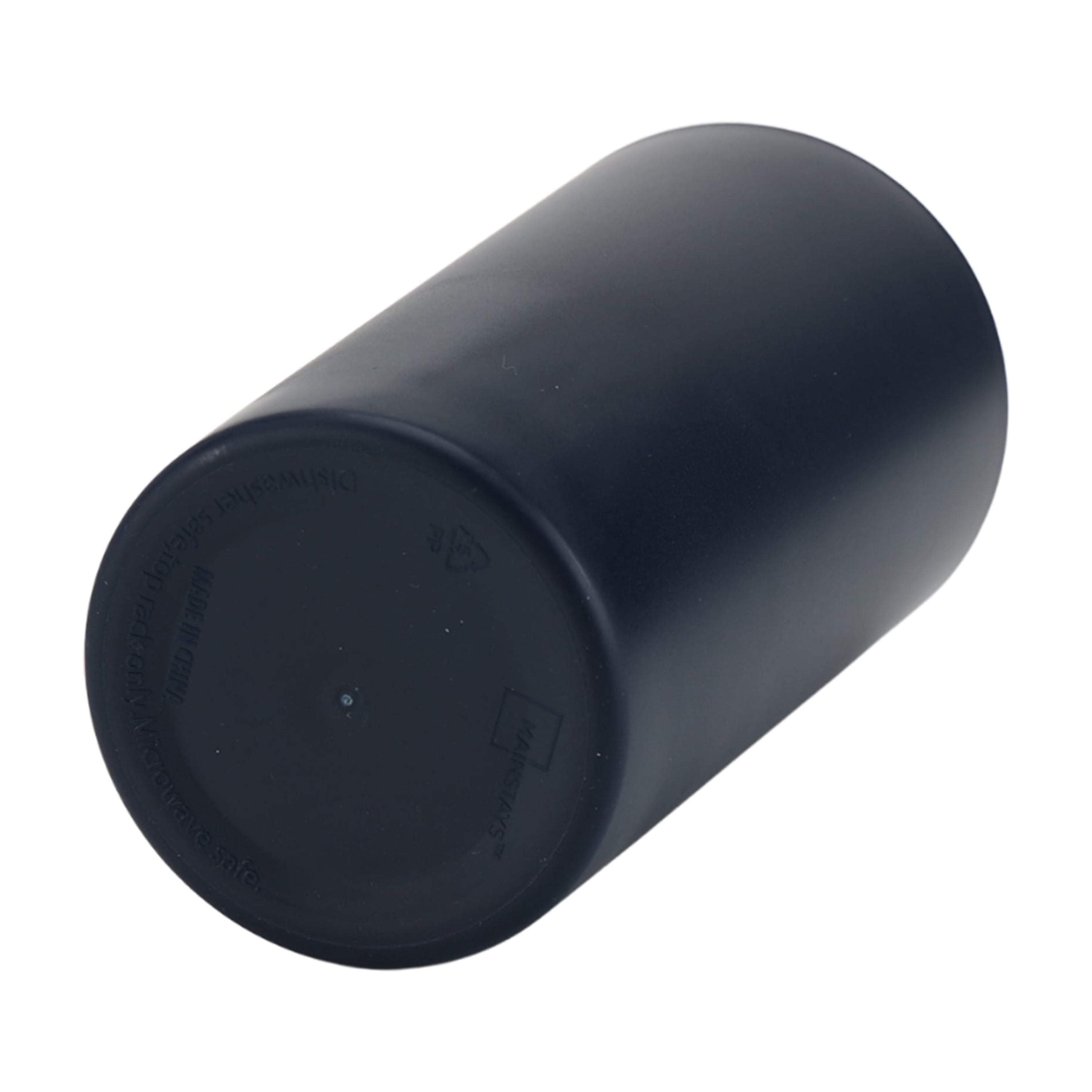 - Dark Blue Round Plastic Tumbler, 26-Ounce