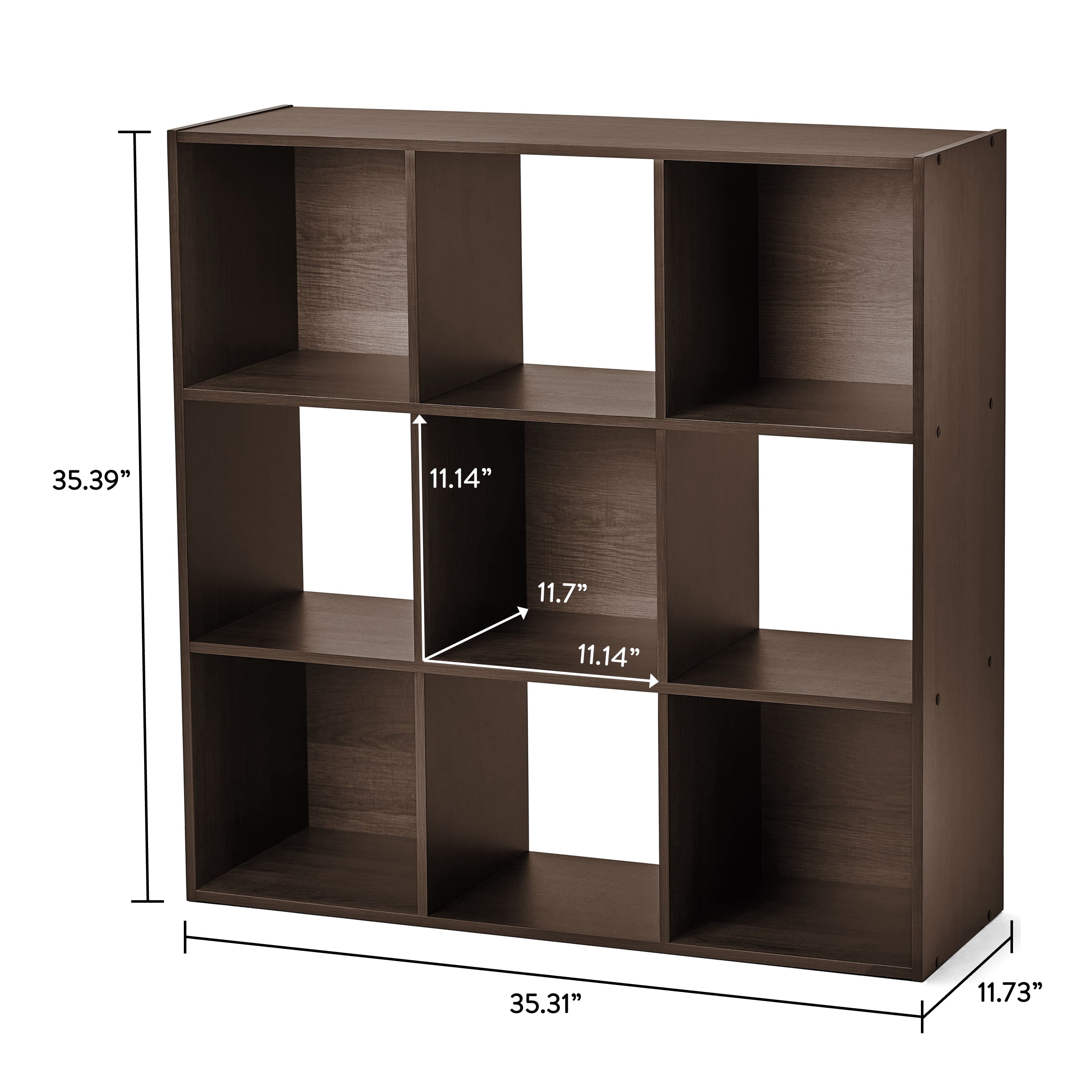 9 Cube Storage Organizer, White