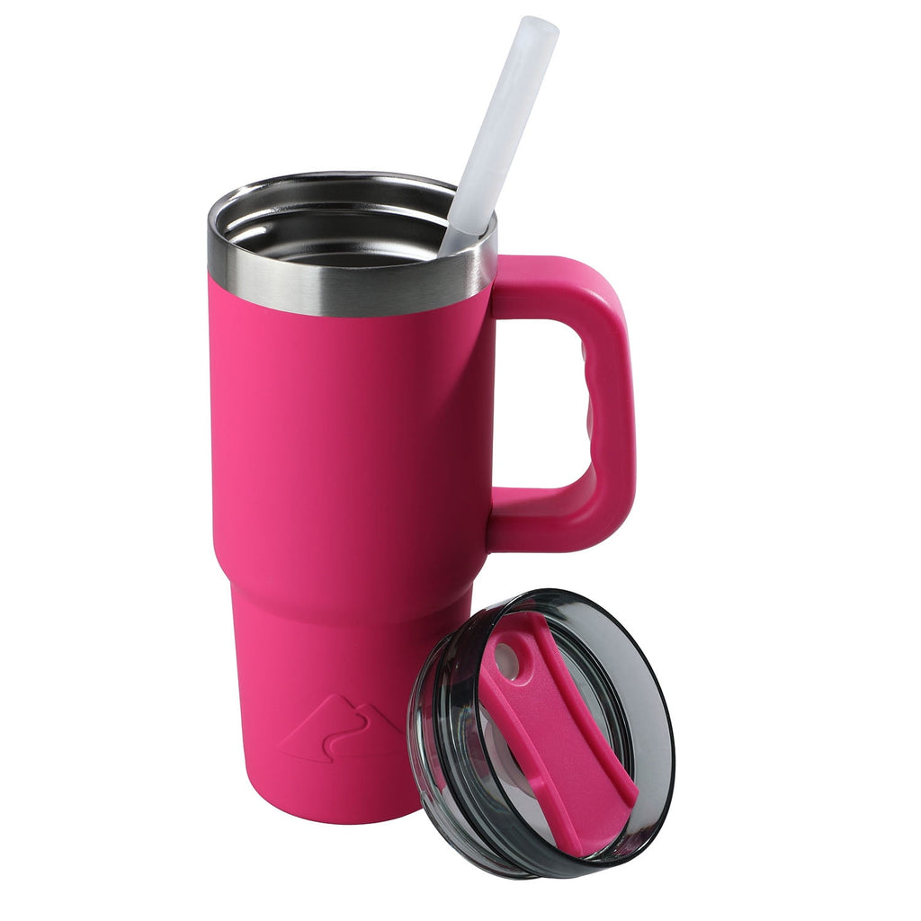 Ozark Trail 18 oz Stainless Steel Insulated Tumbler with Handle, Black