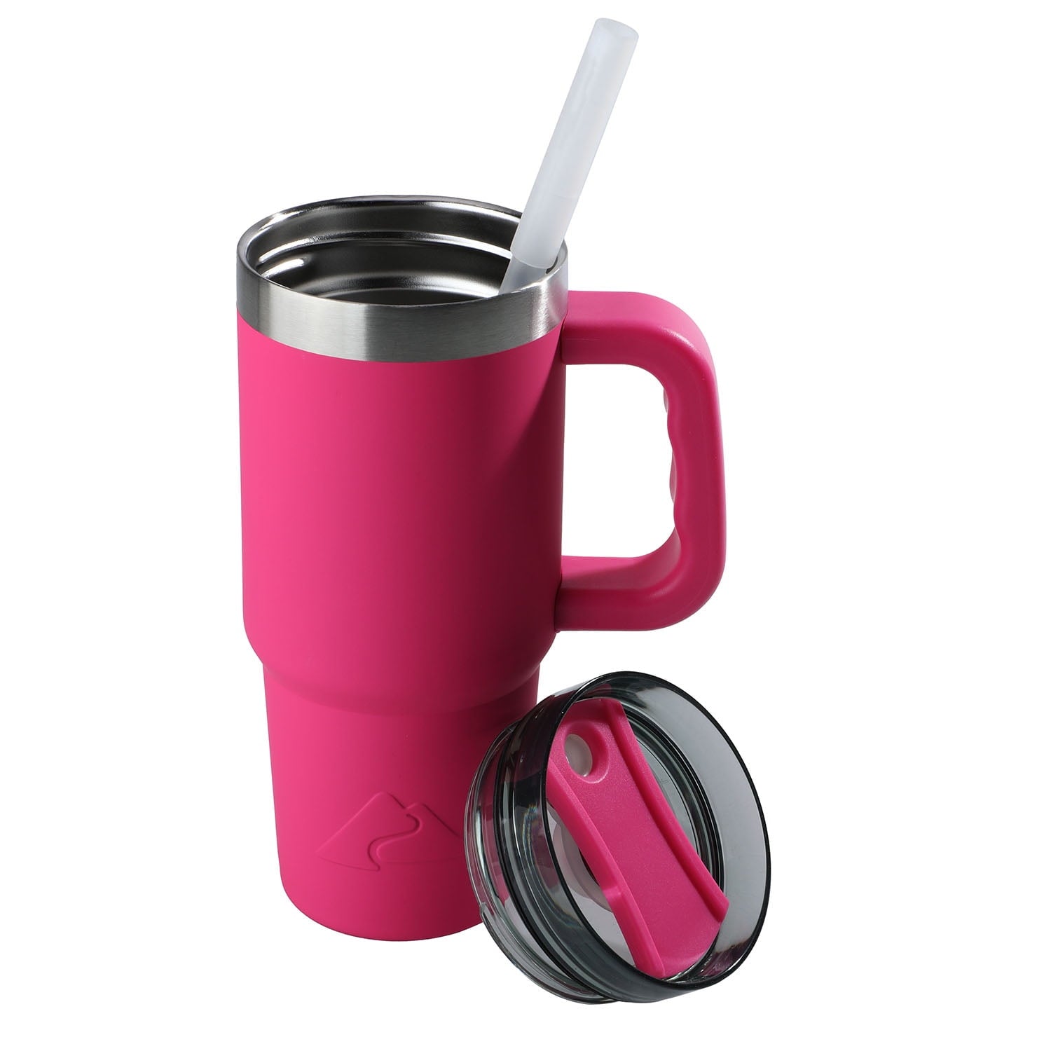 Ozark Trail 18 oz Stainless Steel Insulated Tumbler with Handle, Black