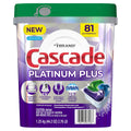 Platinum Plus Dishwasher Detergent Pacs, Fresh Scent, 81-Count