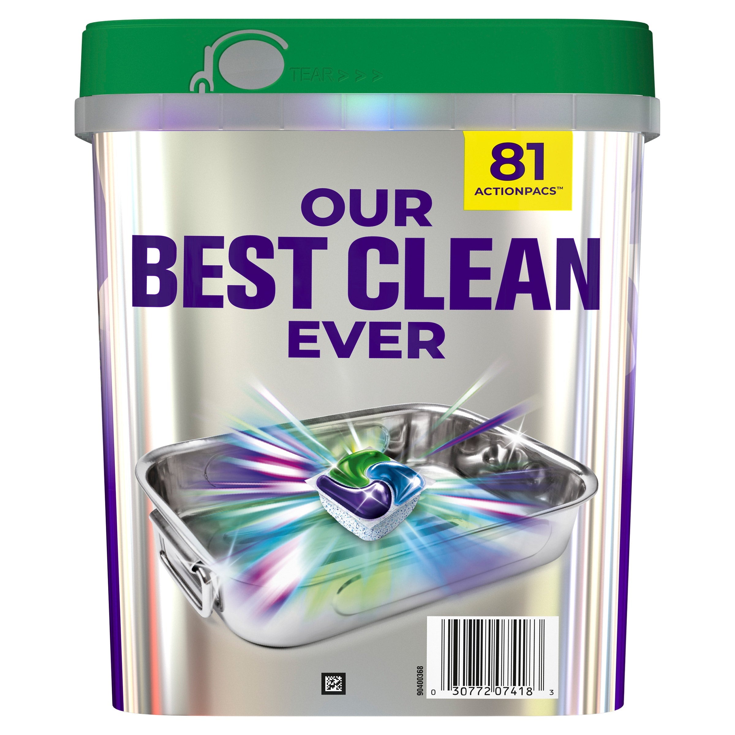 Platinum Plus Dishwasher Detergent Pacs, Fresh Scent, 81-Count