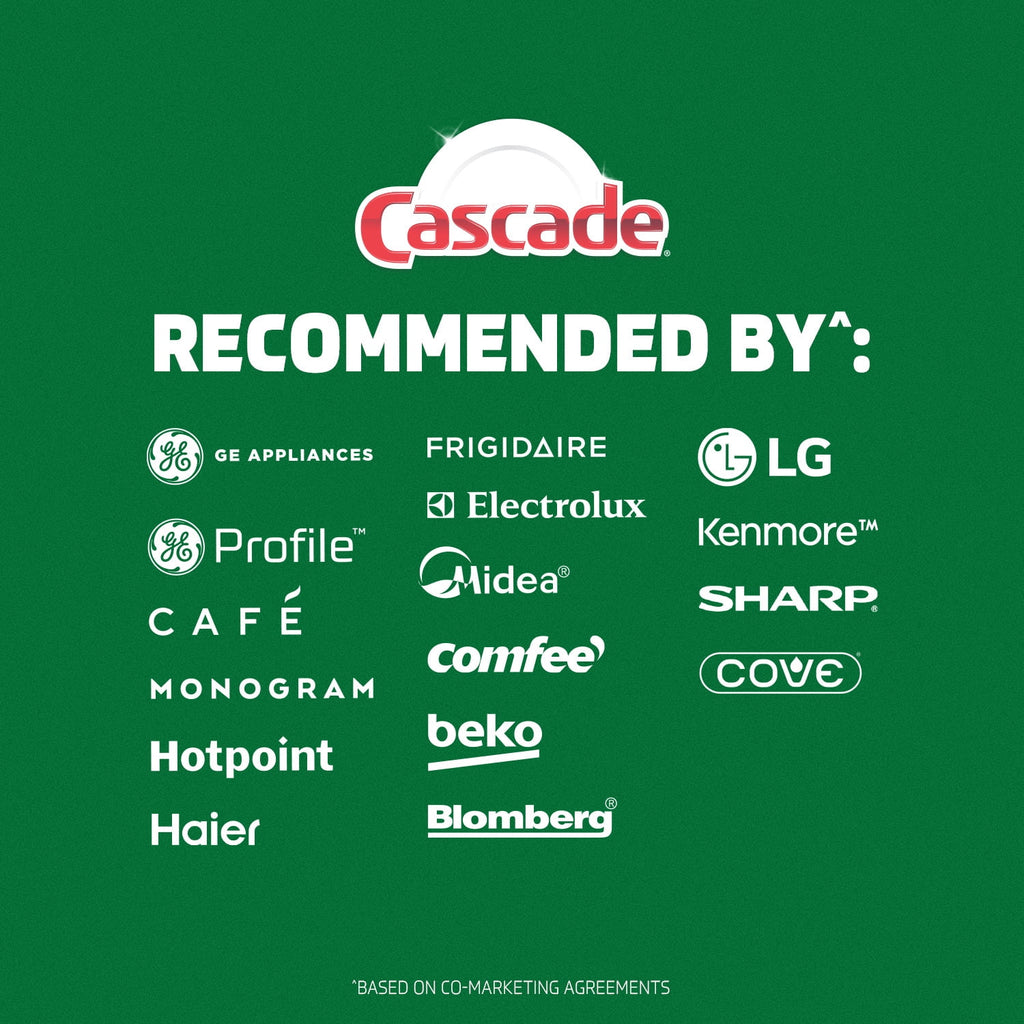 (2 pack) Cascade Complete Dishwasher Pods, Action Pacs Dishwasher Detergent, Dishwasher Tabs, Fresh, 78 Count