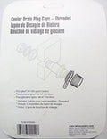 Tethered Drain Plug Caps, White