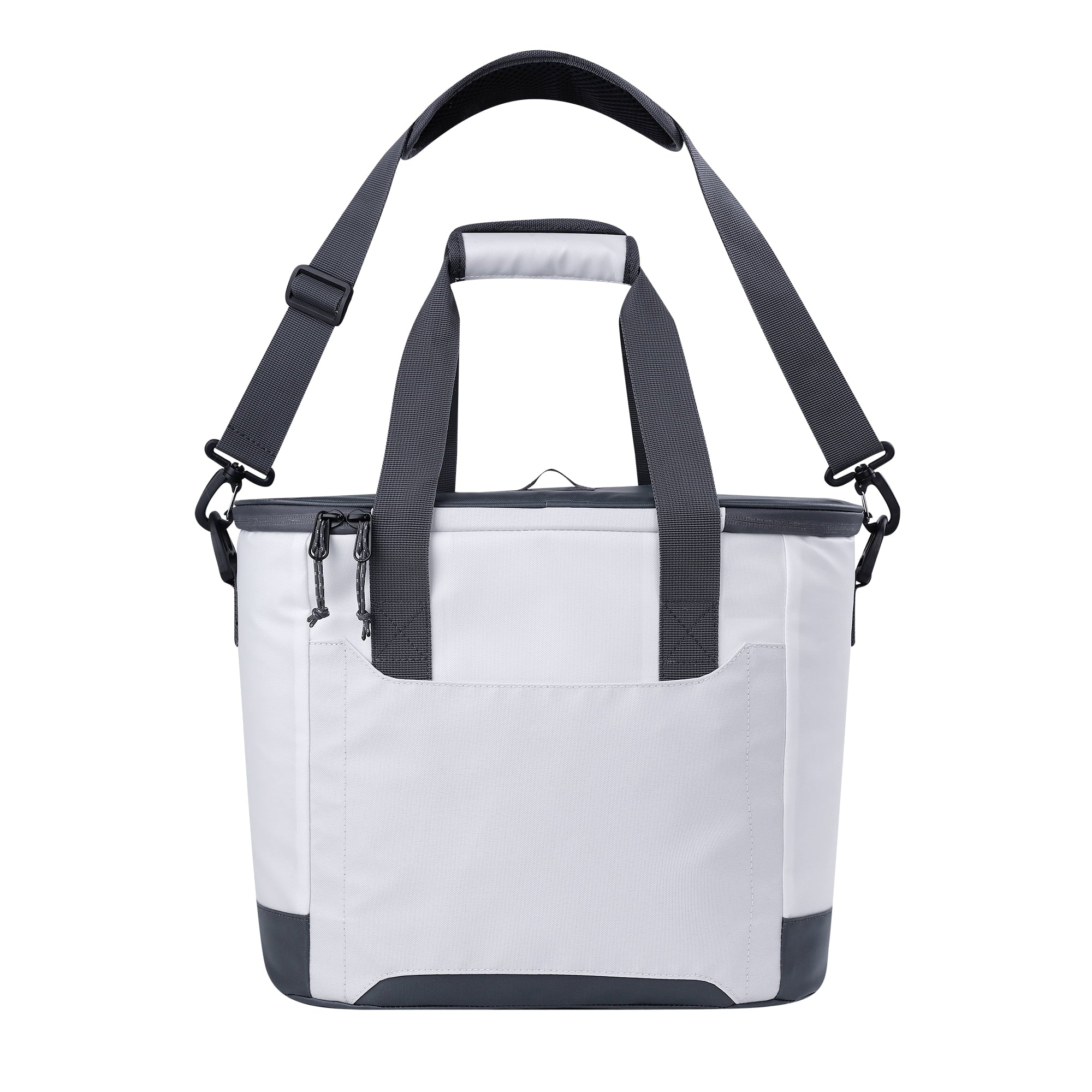 Marine 28 Can Capacity Soft-Sided Tote Cooler, White and Gray