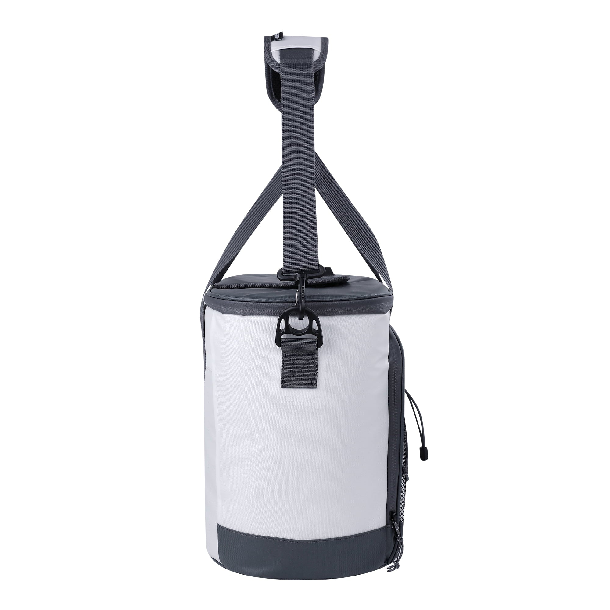 Marine 28 Can Capacity Soft-Sided Tote Cooler, White and Gray