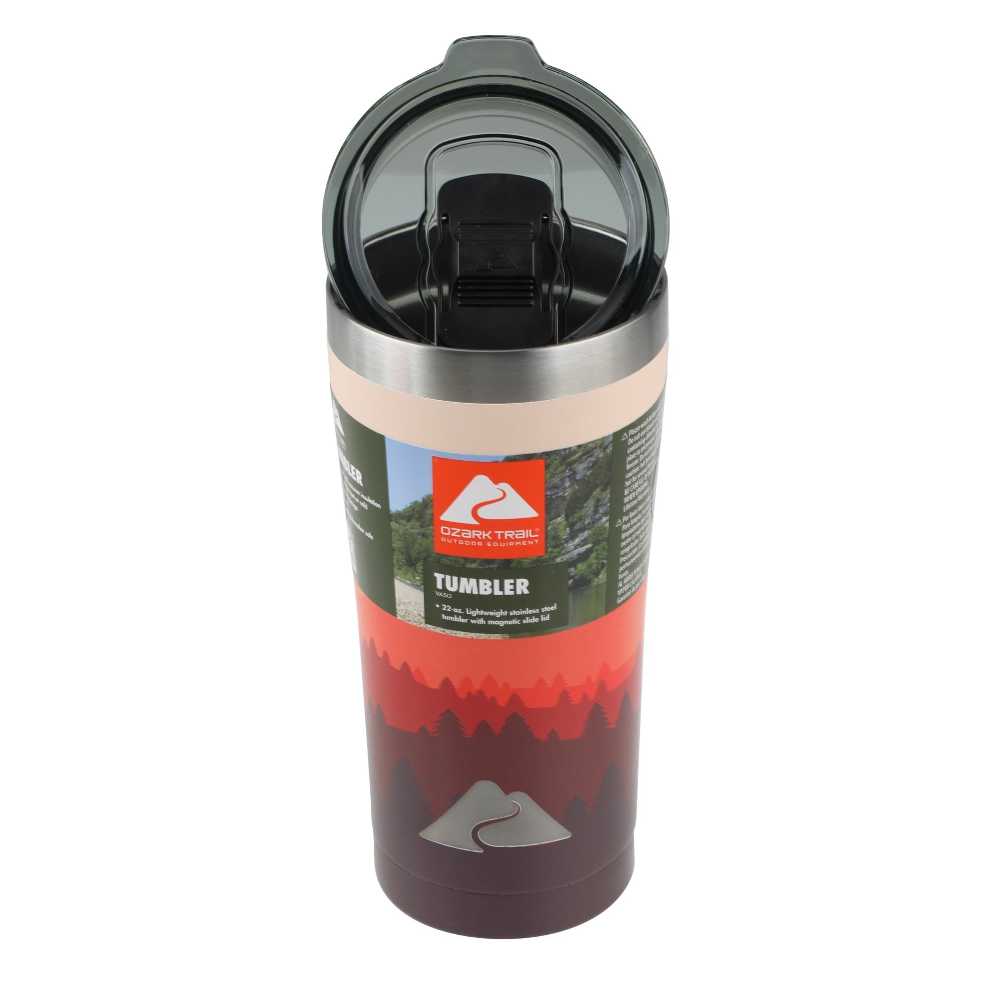 Ozark Trail 22 oz Stainless Steel Insulated Tumbler, Black
