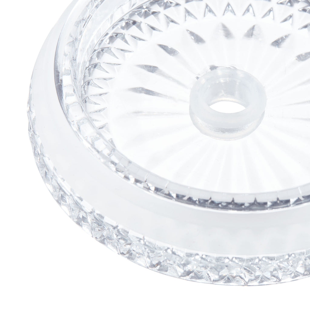 Better Homes &amp; Gardens Glass 21oz Tumbler Ribbed with Glass Lid and Straw