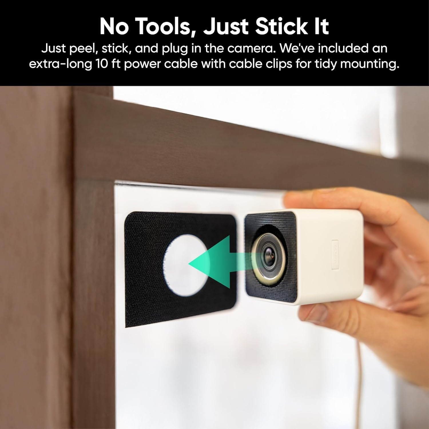 Window Camera, WiFi Indoor HD Home Security Camera, Upgraded Color Night Vision, Anti-Glare, AI-Powered Motion Detection, Easy &amp; Quick Setup, 24/7 Recording, Works with Assistants