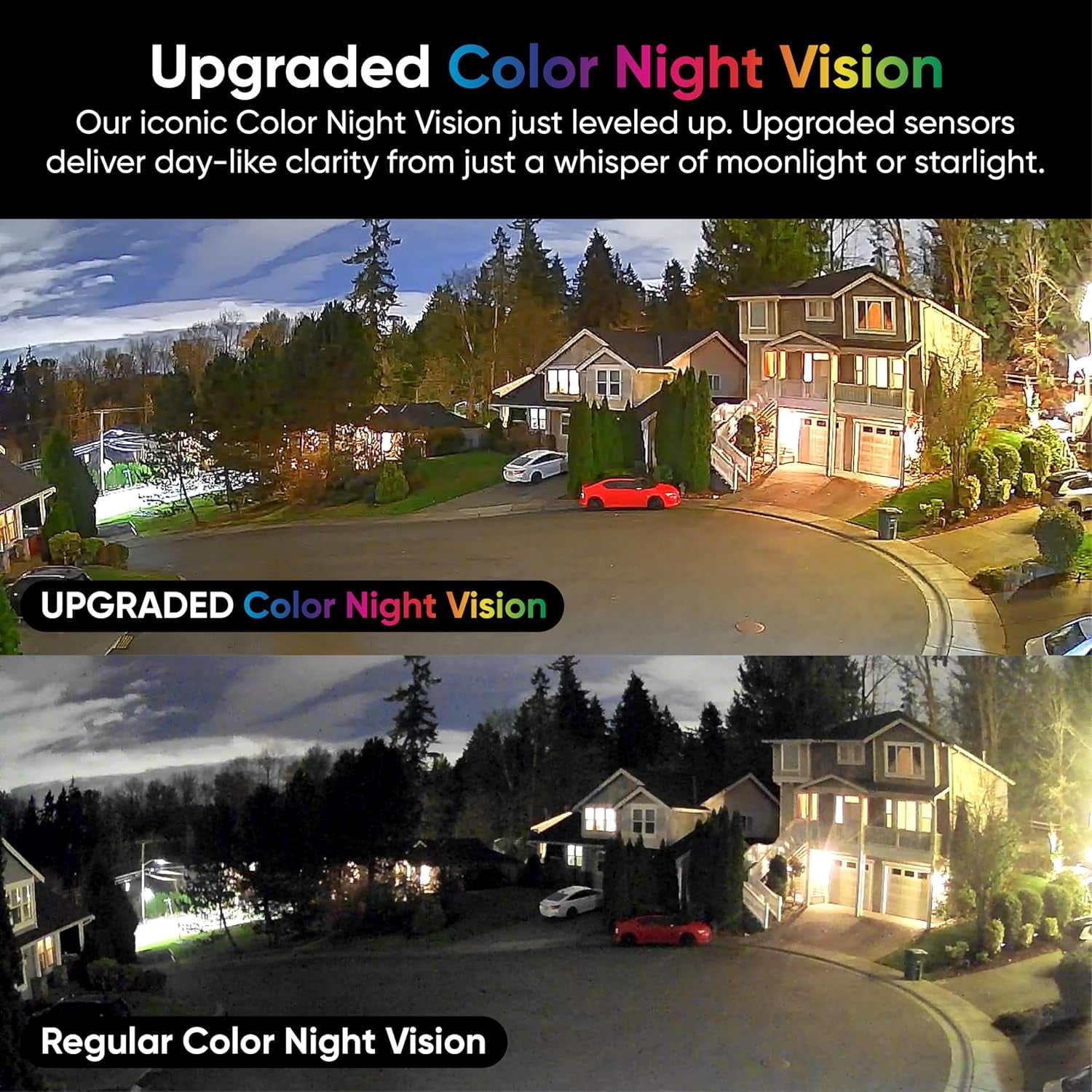 Window Camera, WiFi Indoor HD Home Security Camera, Upgraded Color Night Vision, Anti-Glare, AI-Powered Motion Detection, Easy &amp; Quick Setup, 24/7 Recording, Works with Assistants
