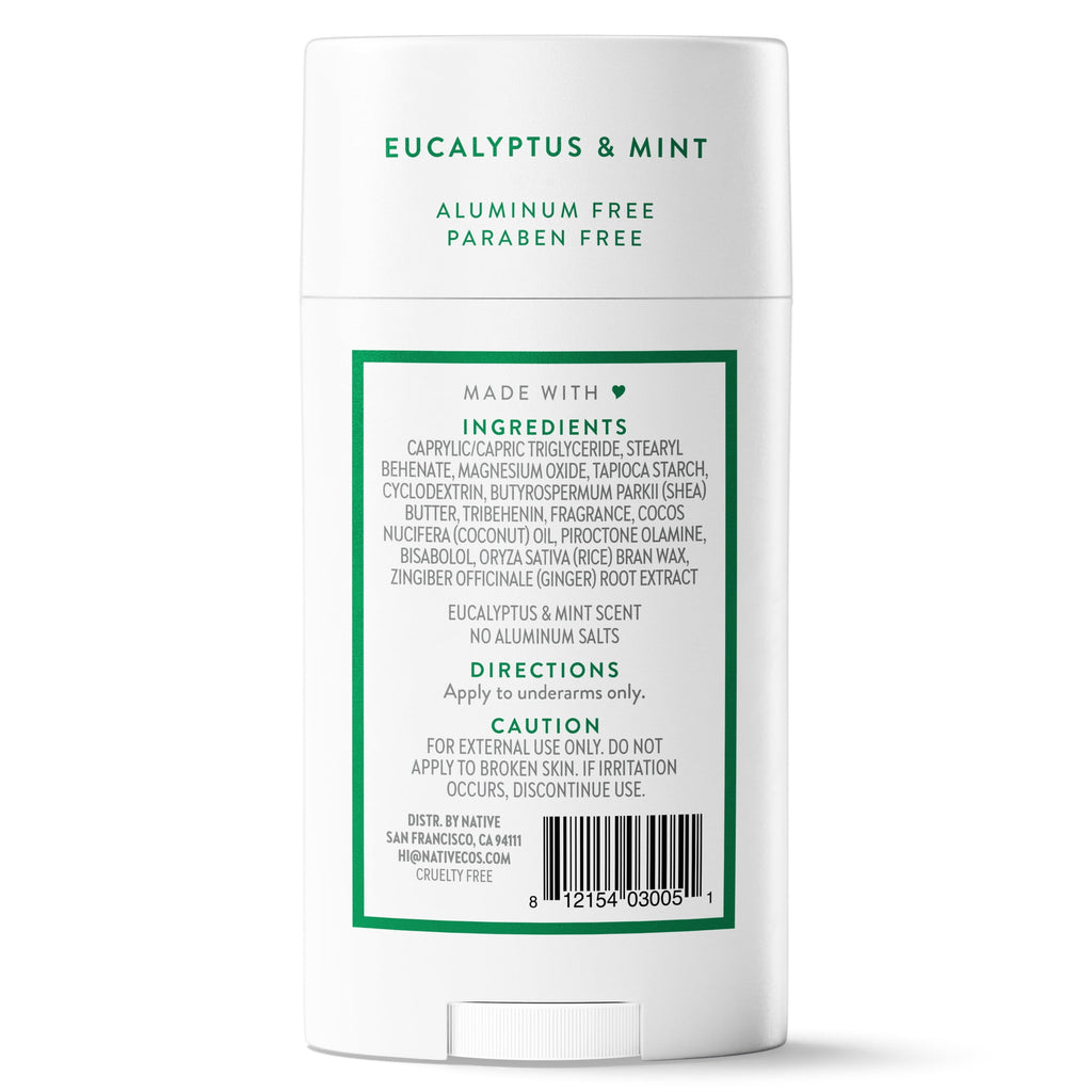 Deodorant, Aluminum Free, Eucalyptus &amp; Mint, for Women and Men, 2.65 oz