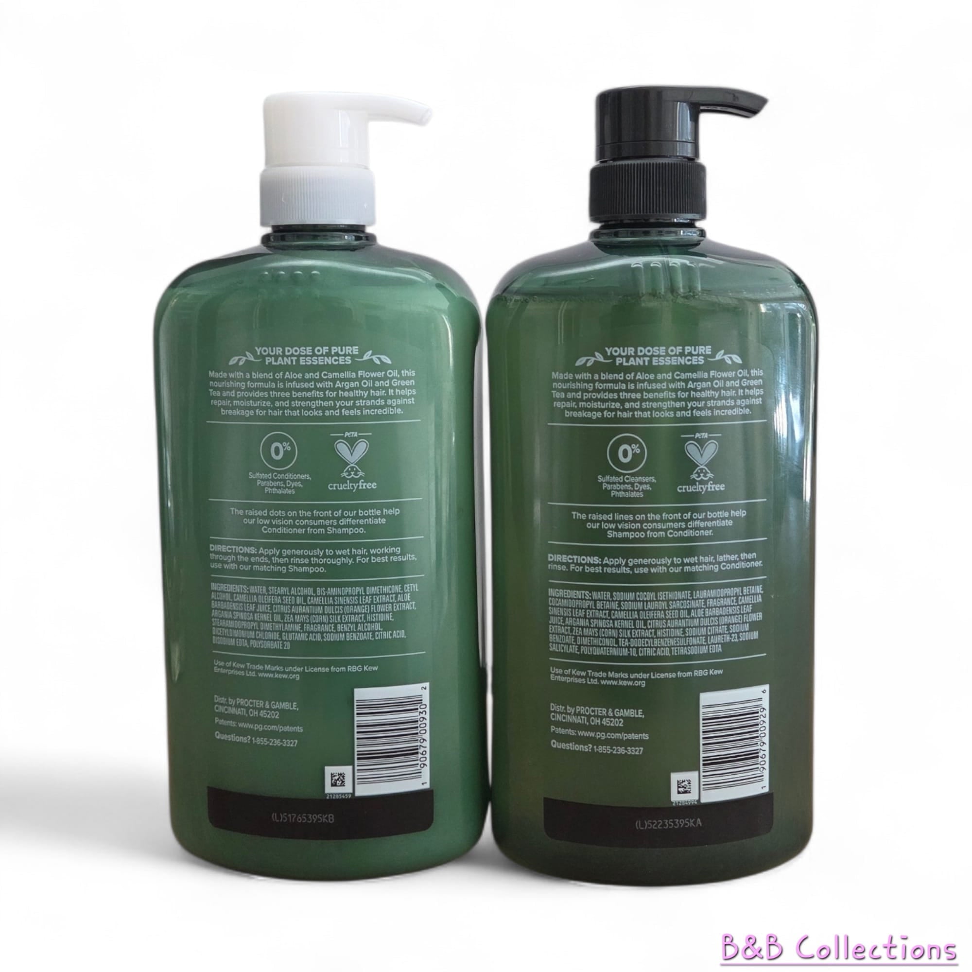 Sulfate Free Argan Oil &amp; Green Tea Shampoo &amp; Conditioner Set, 33.8 fl oz Each
