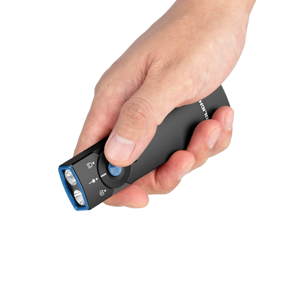Arkfeld Pro Black NW Flat EDC Flashlight w/LED Light, UV &amp; Laser, 1300 Lumens