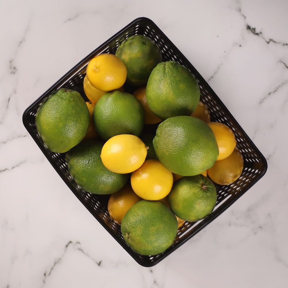 Small White Decorative Plastic Storage Basket, 10 in x 8 in x 4 in