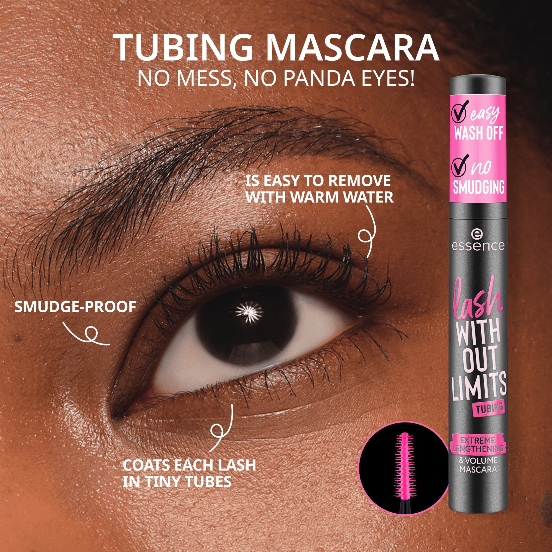 Lash Without Limits Tubing Extreme Lengthening &amp; Volume Mascara, 04 Black Tubing
