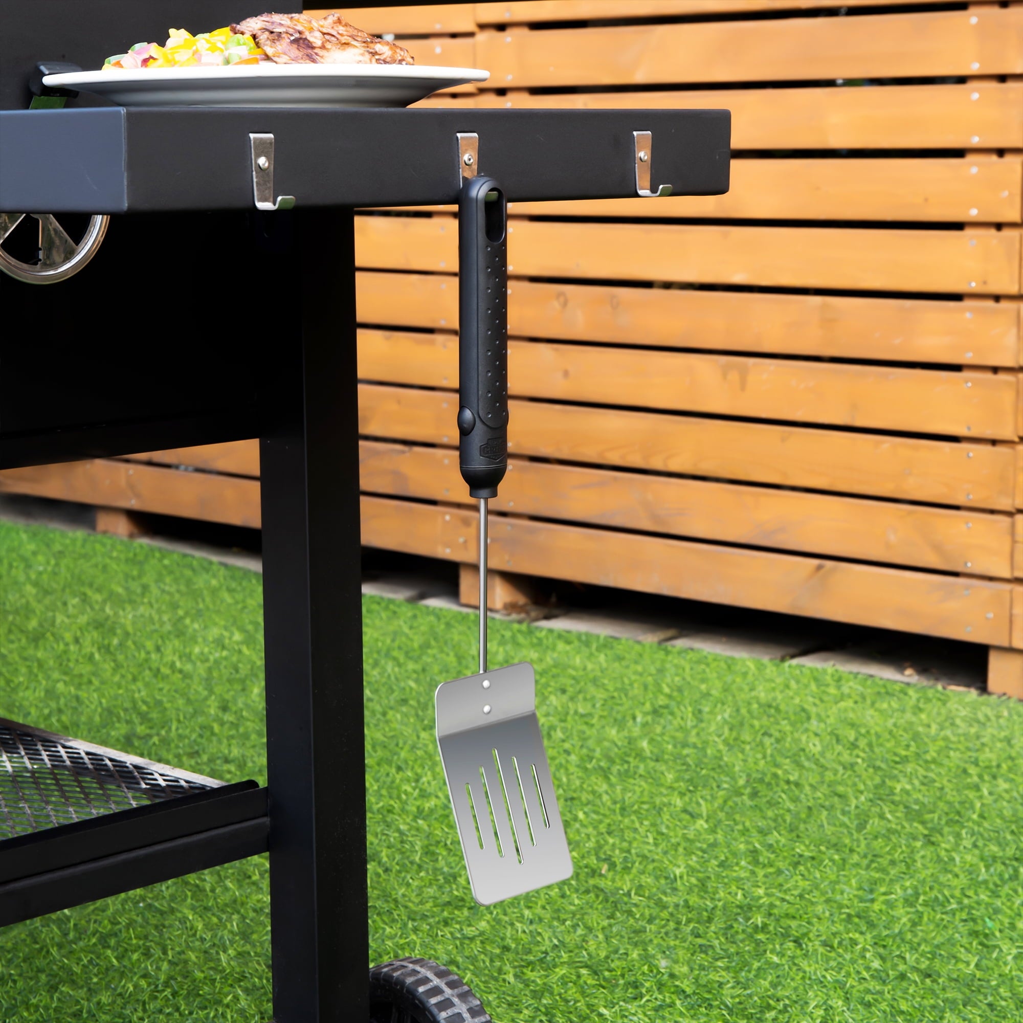 Expert Grill 15inch Stainless Steel Barbecue Spatula with Detachable Handle