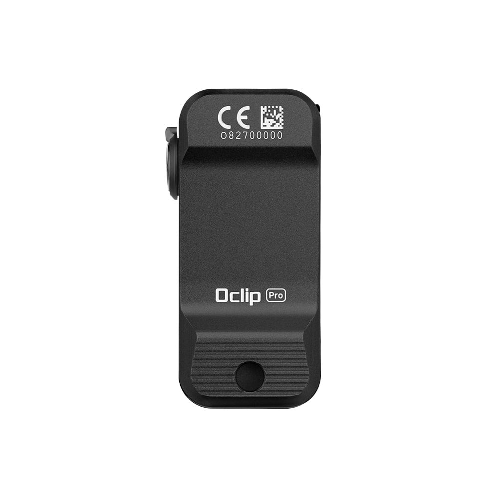 Oclip Pro Black Clip on Flashlight, Floodlight Spotlight/Red Light, 500 Lumens