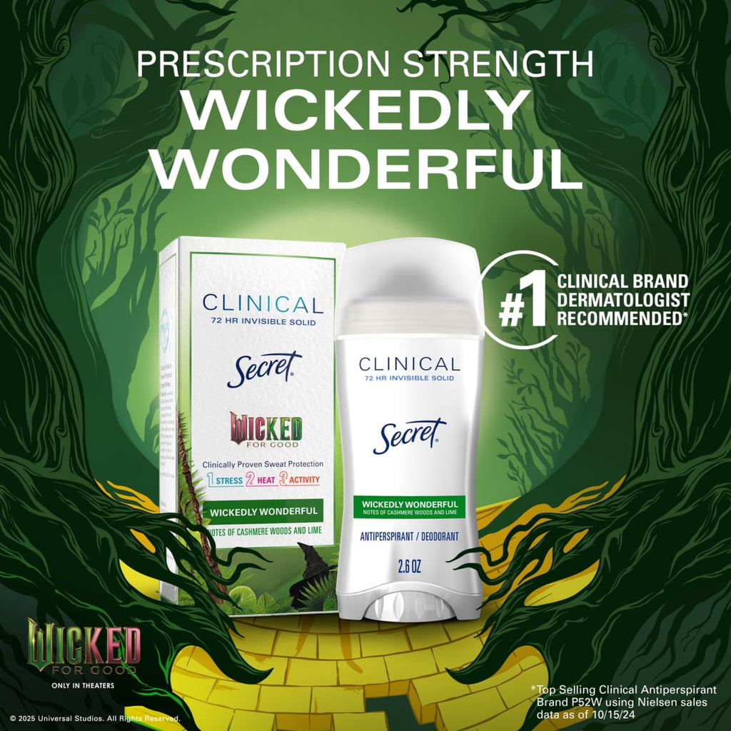 Wicked Enchanting Body Care Duo: Limited Edition Serum Body Wash Glinda's Edition &amp; Clinical Antiperspirant 2.6 oz