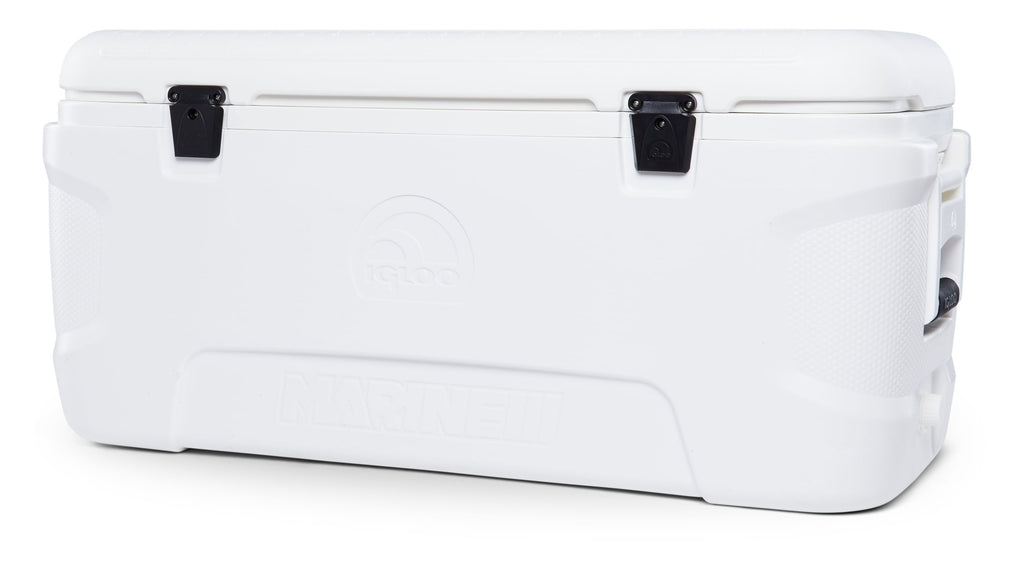 120 qt. 5-Day Marine Ice Chest Cooler, White