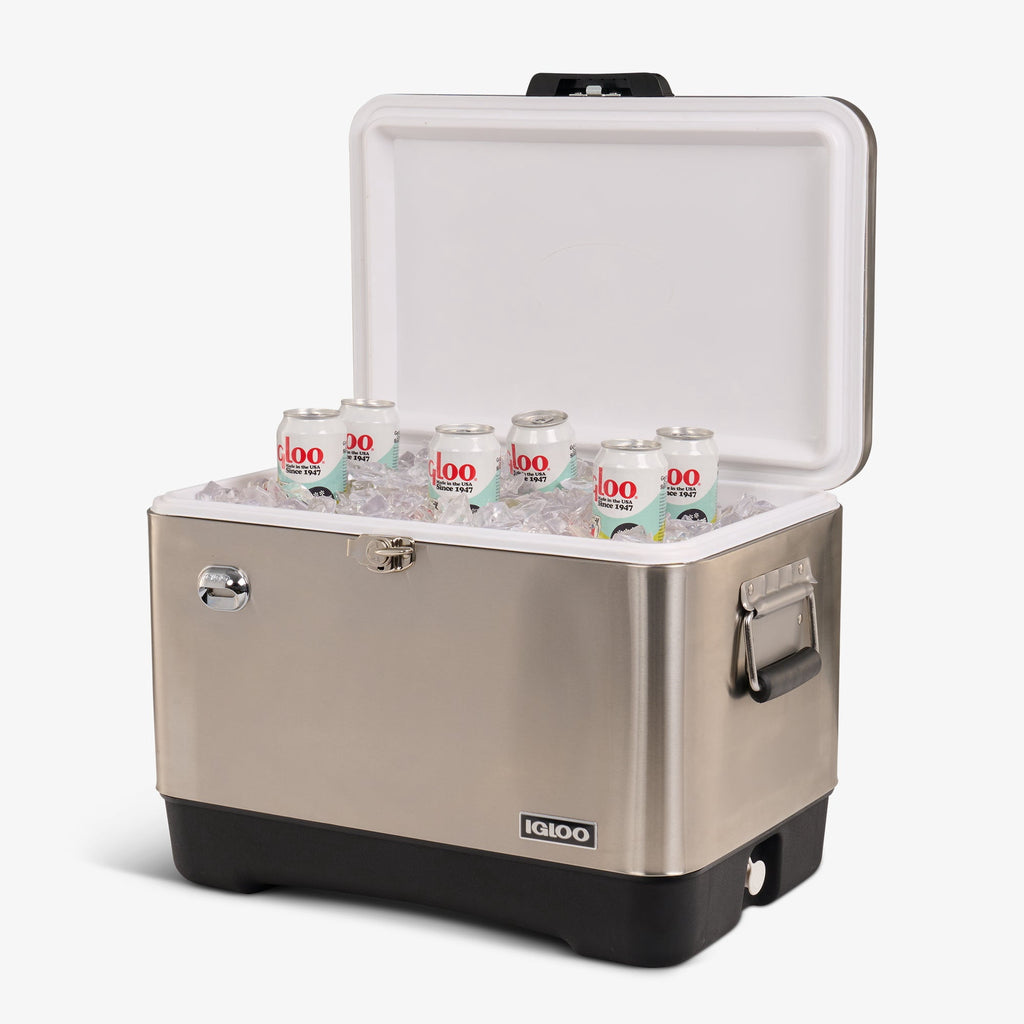 IGLOO Legacy 54 Qt Cooler, Red Star