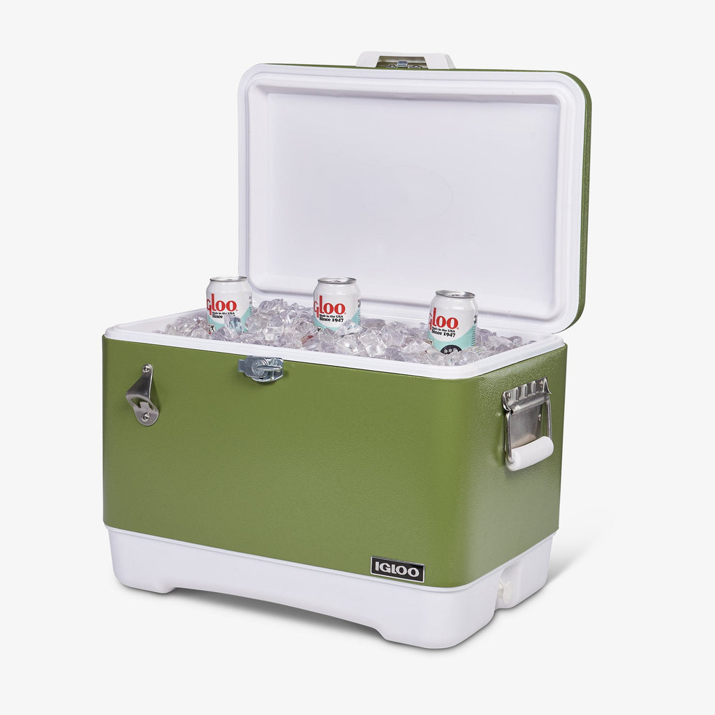 IGLOO Legacy 54 Qt Cooler, Red Star