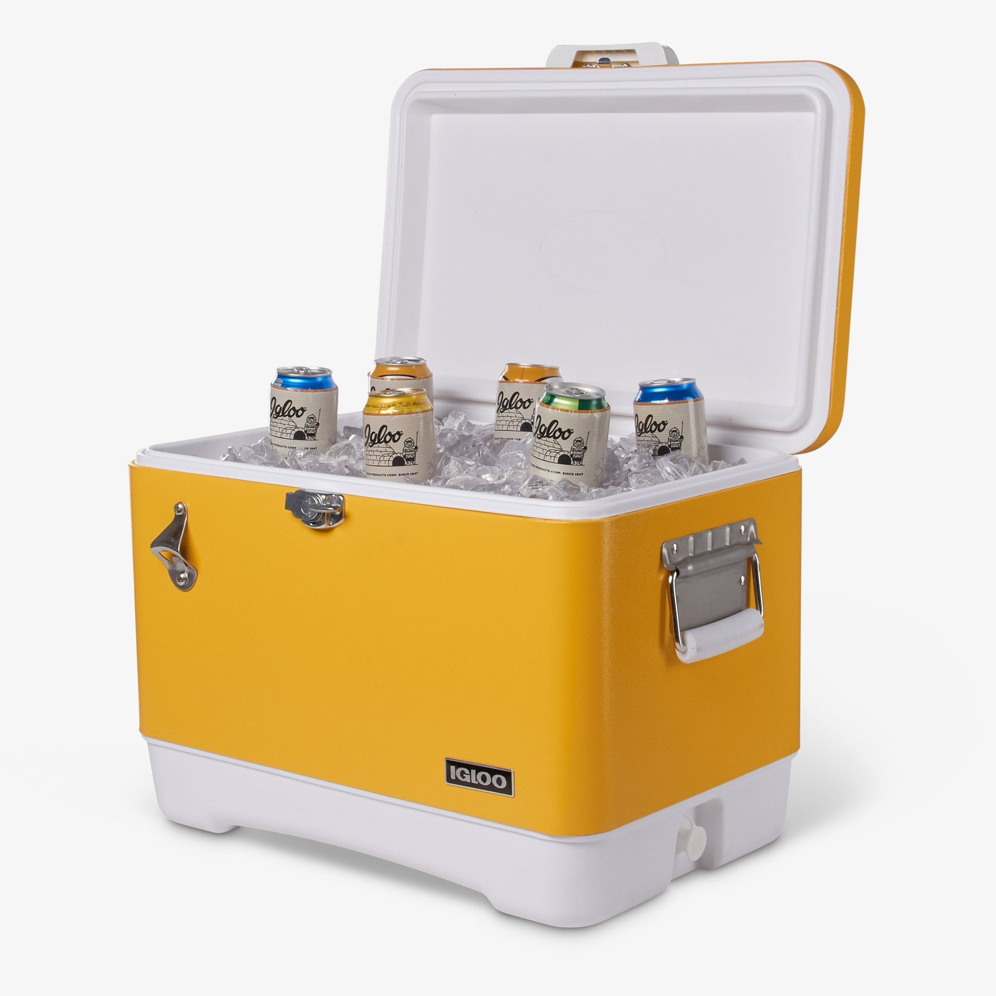 IGLOO Legacy 54 Qt Cooler, Red Star