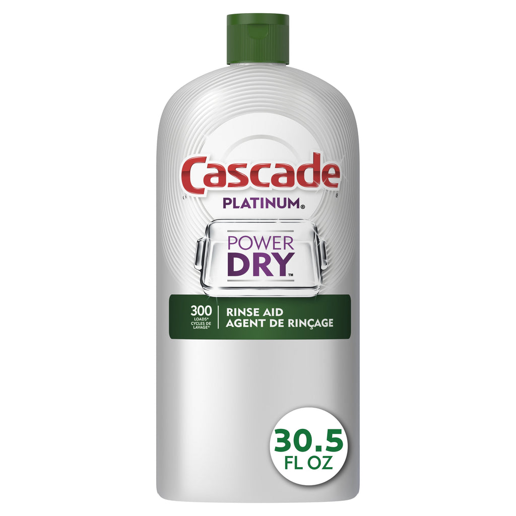 Platinum Power Dry Dishwasher Rinse Aid, 30.5 fl oz
