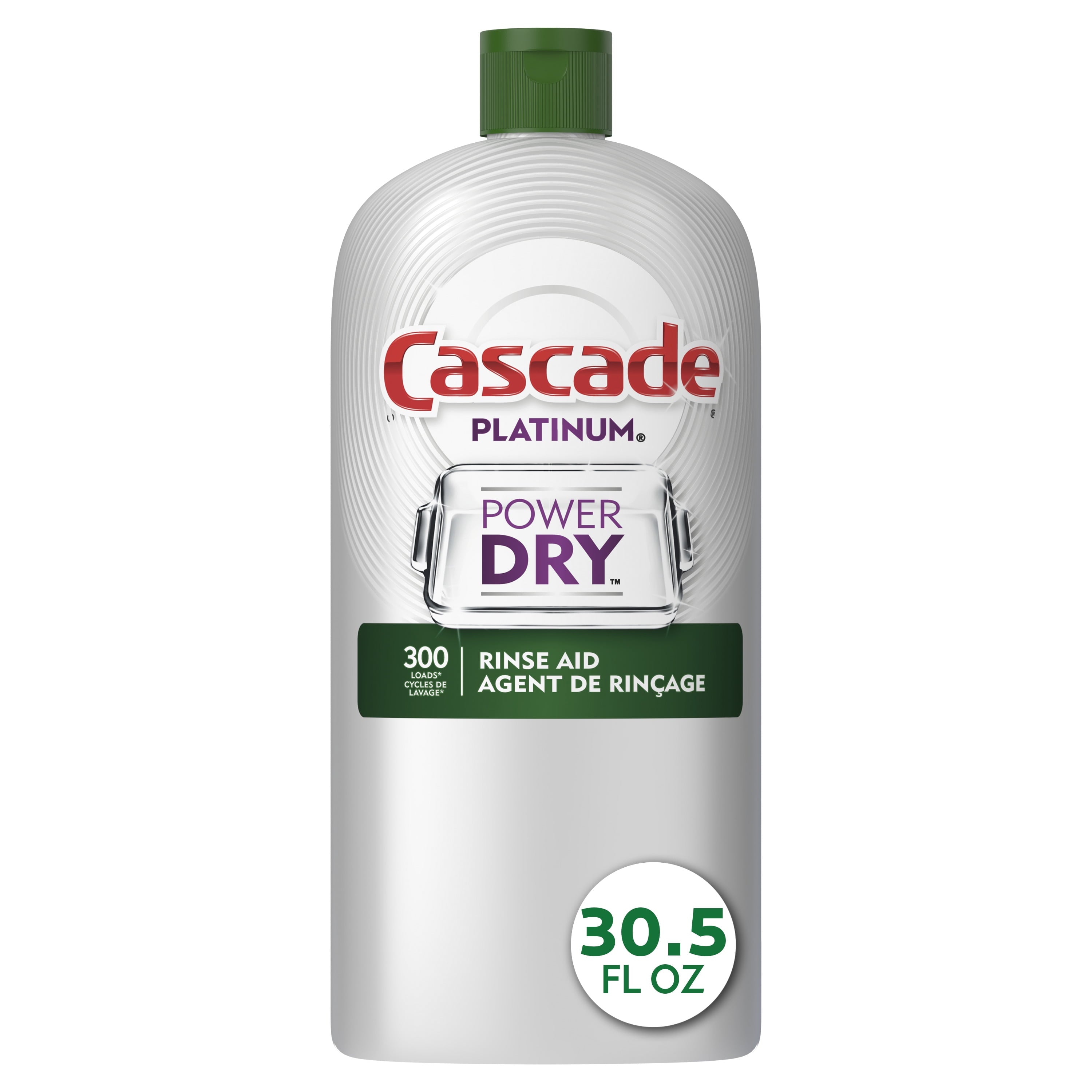 Platinum Power Dry Dishwasher Rinse Aid, 30.5 fl oz