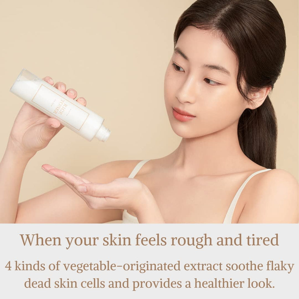 Rice Toner 5.07 fl oz (150ml) | 77.78% Rice Extract, Glow Essence with Niacinamide, Hydrating for Dry Skin, Vegan