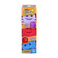 Summer Shapes Non-Scratch Cleaning Sponges, 3 Count